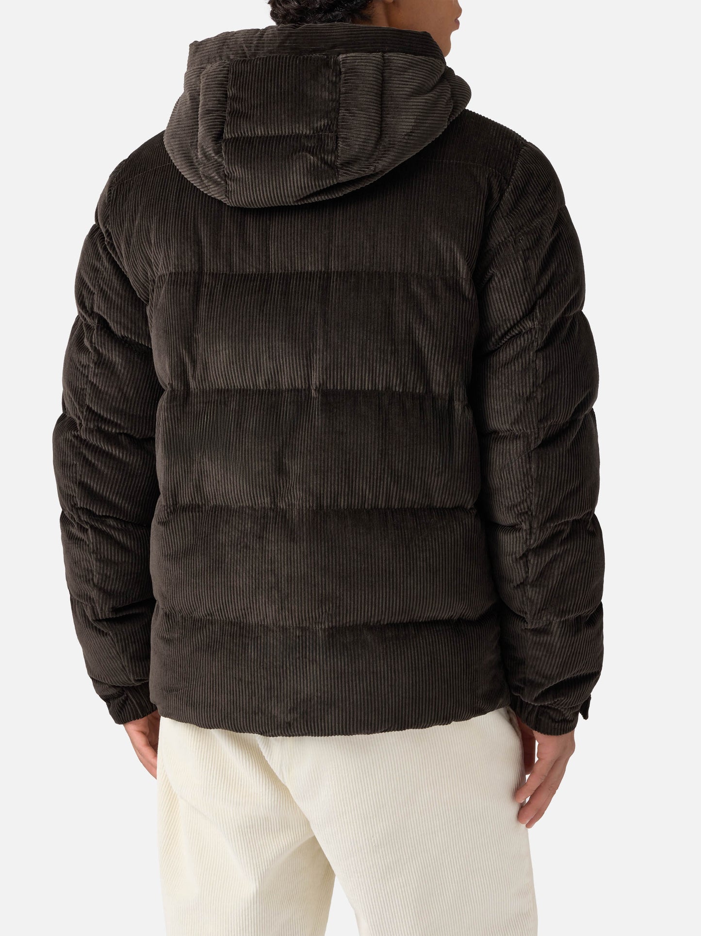 Maier Pocket Corduroy padded jacket with hood