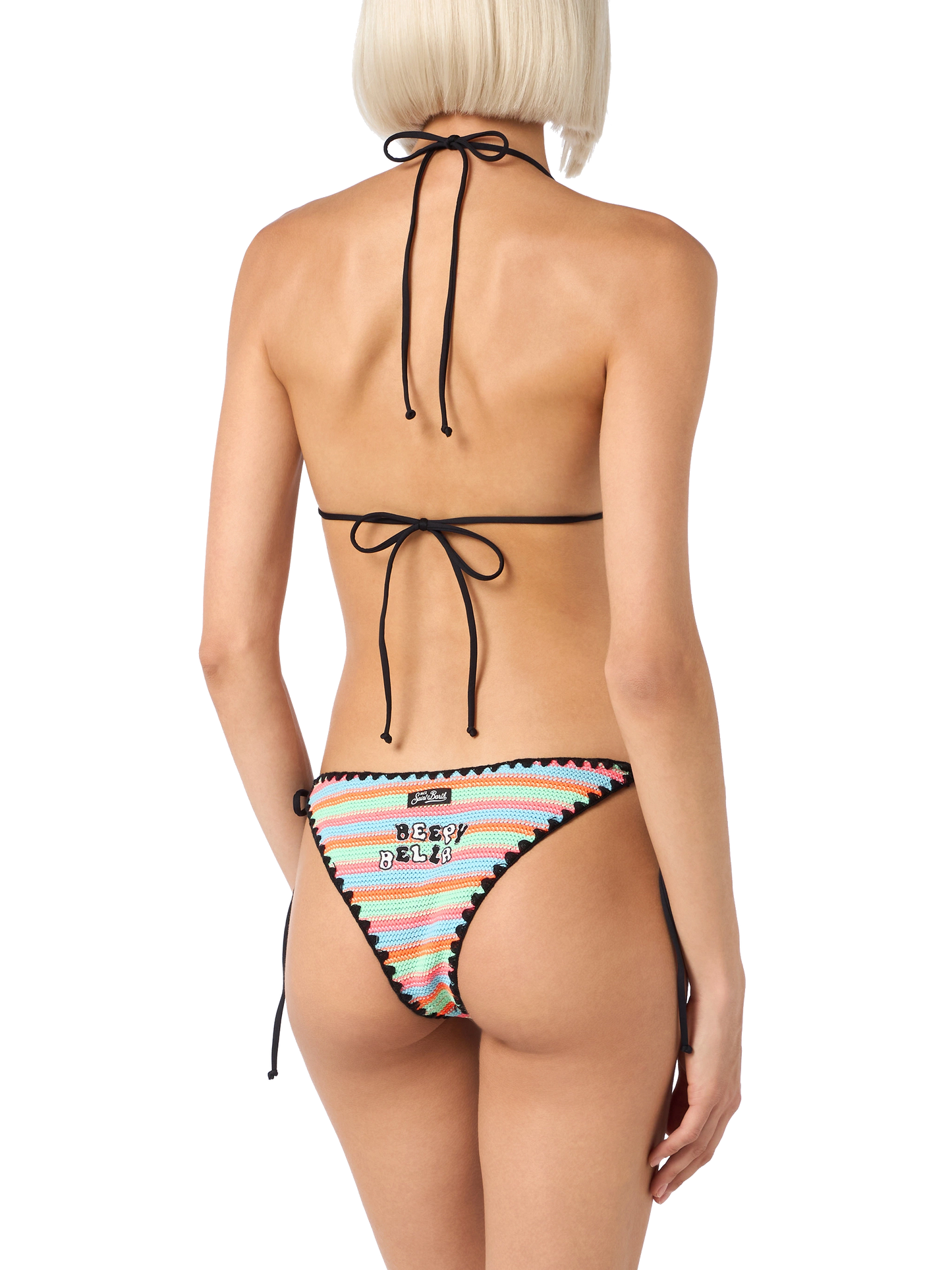 Damen Häkel Triangel Bikini Maleah mit Patches | BEEPY BELLA SPECIAL EDITION