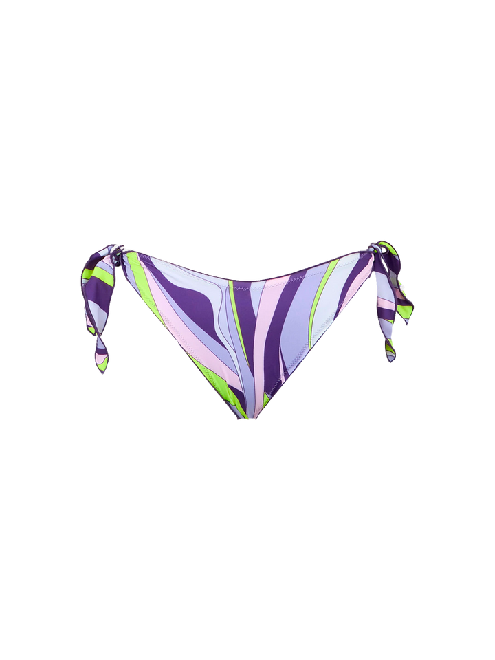 Damen-Badehose mit Shape-Wave-Print