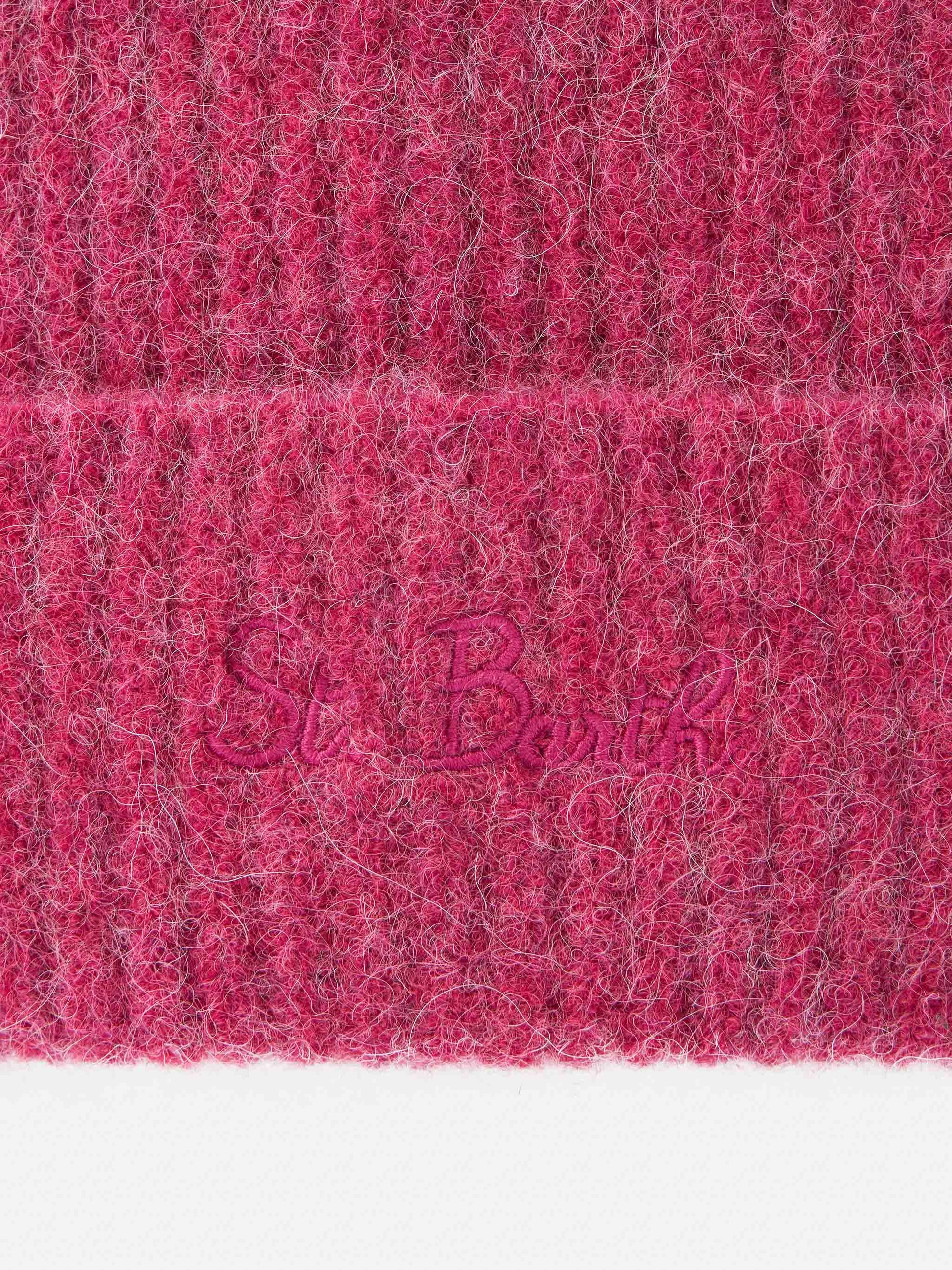 Woman peony stretch yarn hat Moss - MC2 Saint Barth