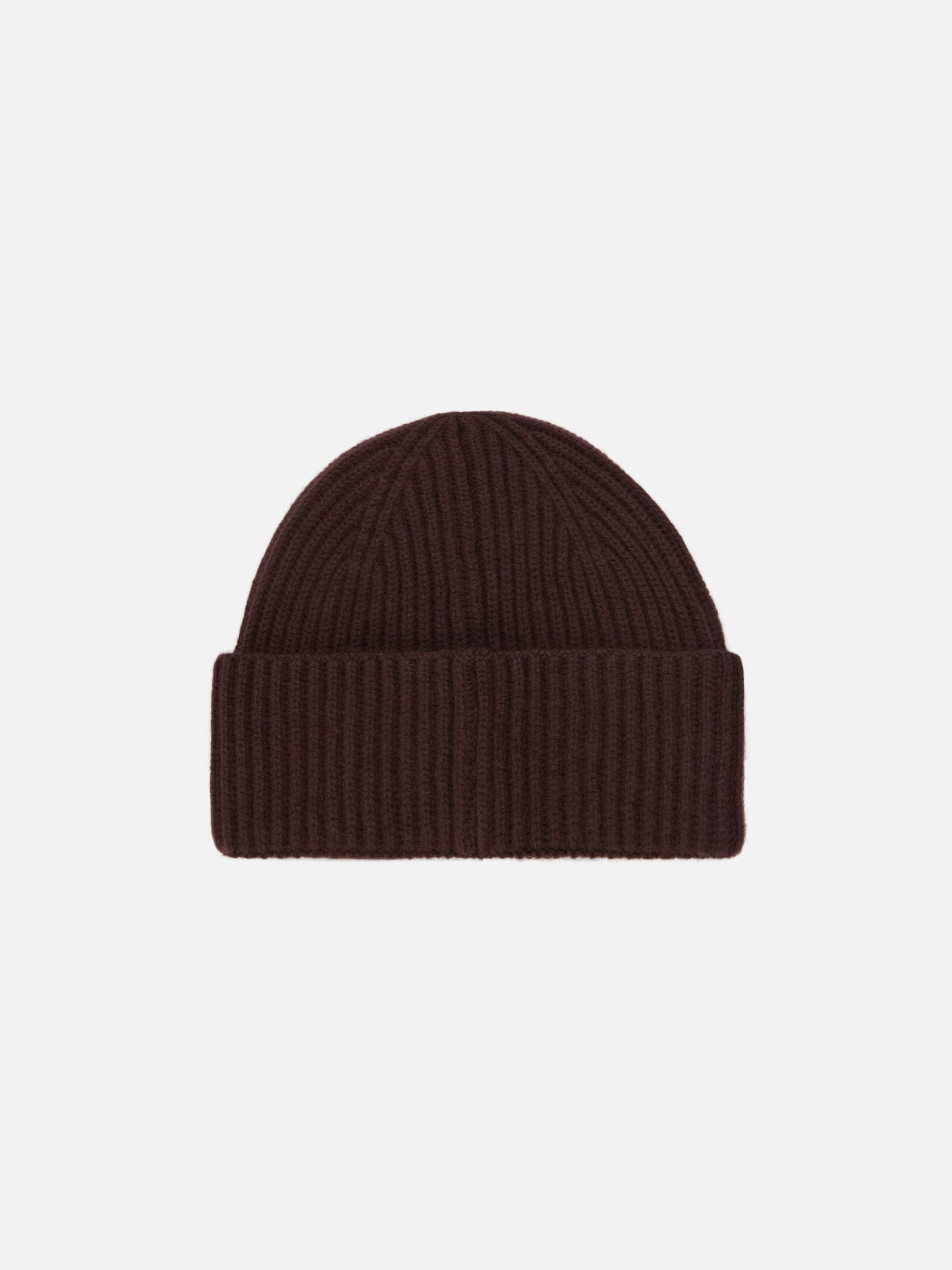 Moss Beanie in brown 100% WOOL with St. Barth embroidery