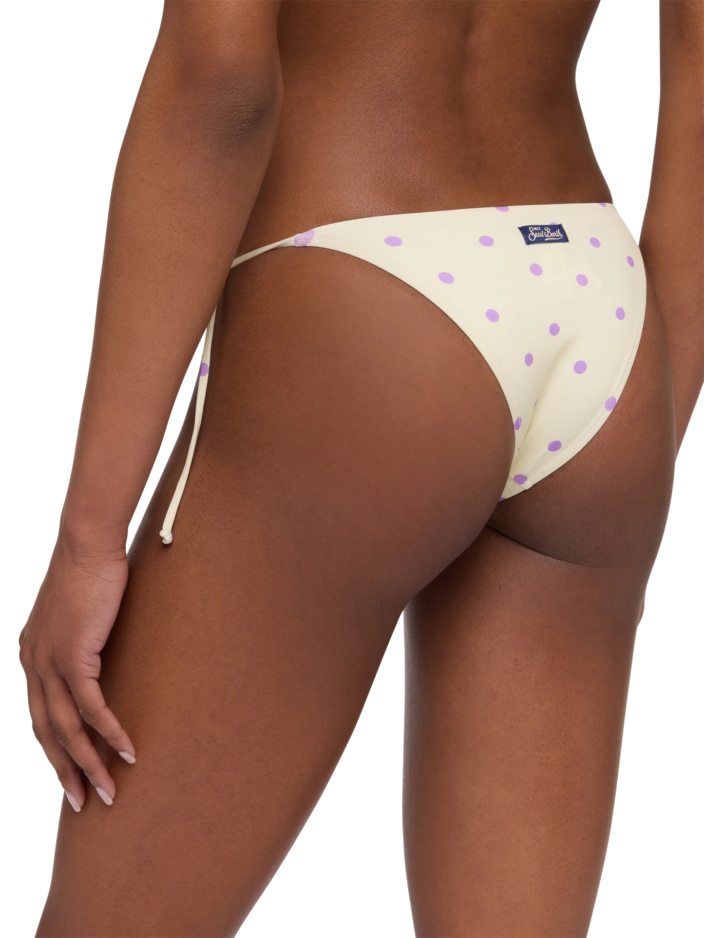 Marielle classic swim briefs with polka dots print - MC2 Saint Barth