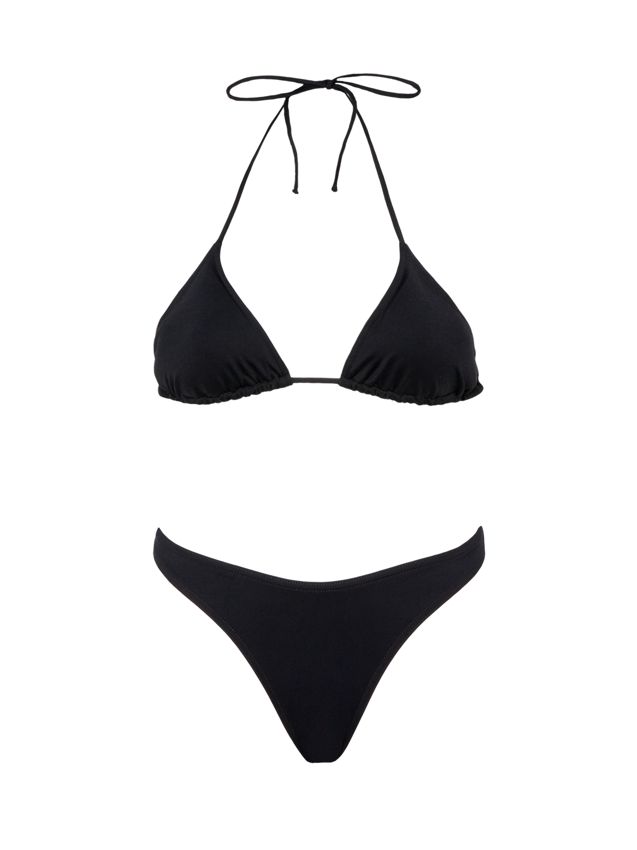 Triangle bikini Leah Naomi in black – MC2 Saint Barth