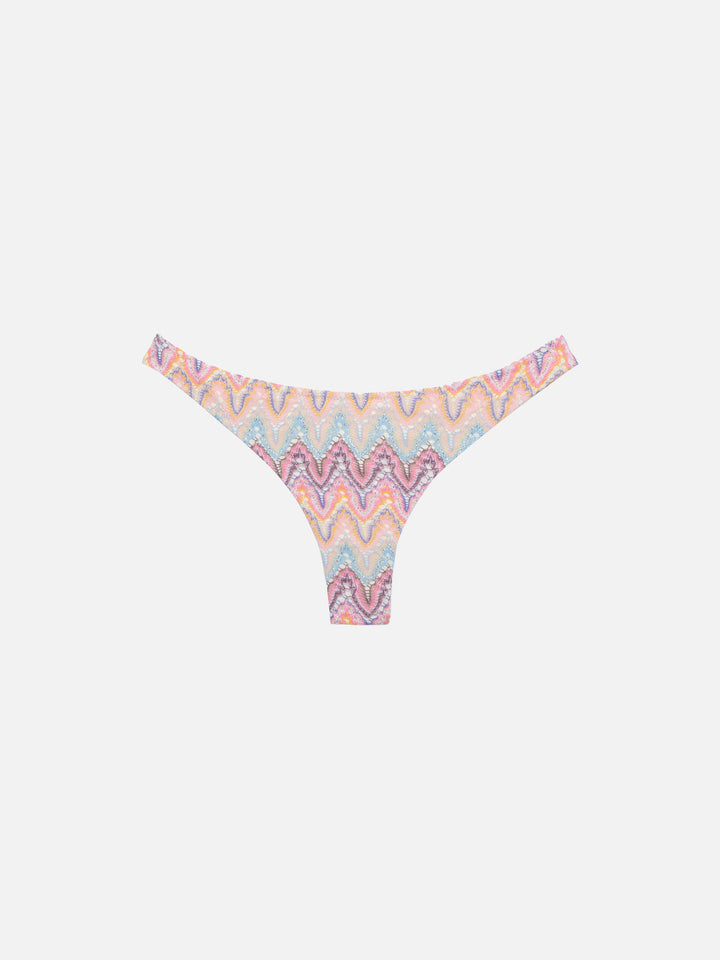 Naomi slip mare cheeky in raschel a chevron