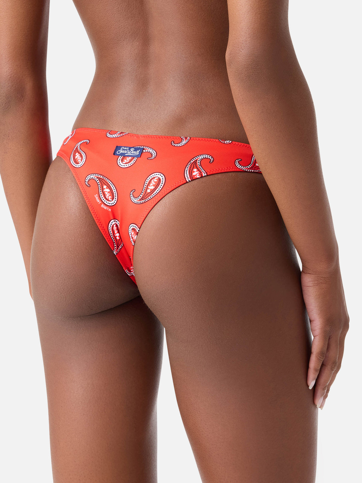 Bikini brassière en tissu froissé rose Naima Naomi