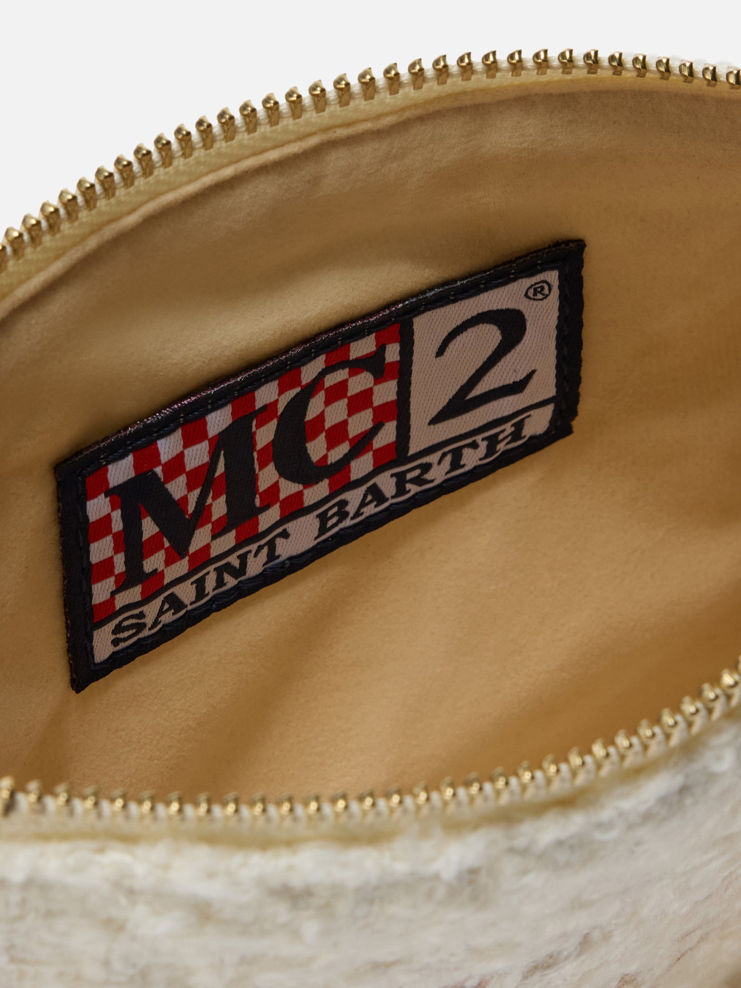 Parisienne Mini Shoulder Bag in white tweed