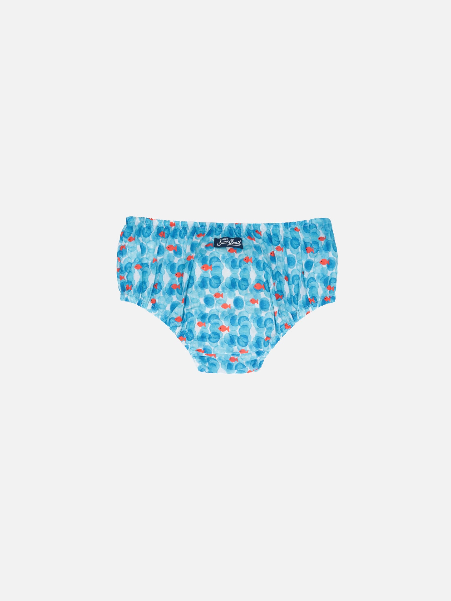 Infant bloomers Pimmy with bubbles and fishes print - MC2 Saint Barth