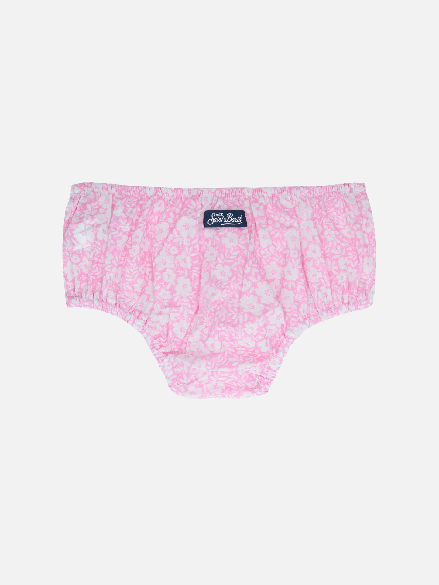 Infant bloomers Pimmy with vintage flower print - MC2 Saint Barth