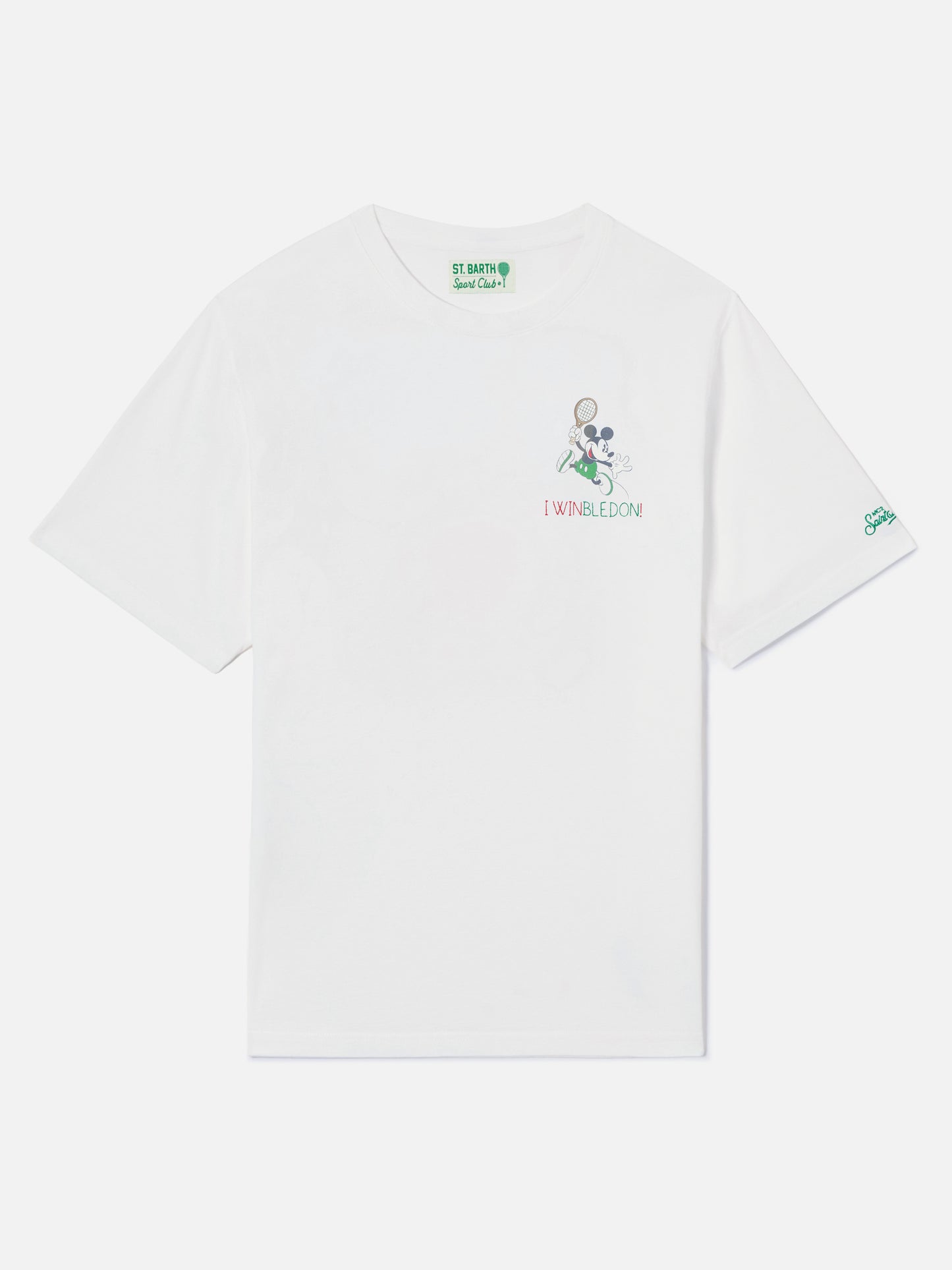 T-shirt Portofino blanc avec broderie I Winbledon | Édition spéciale
