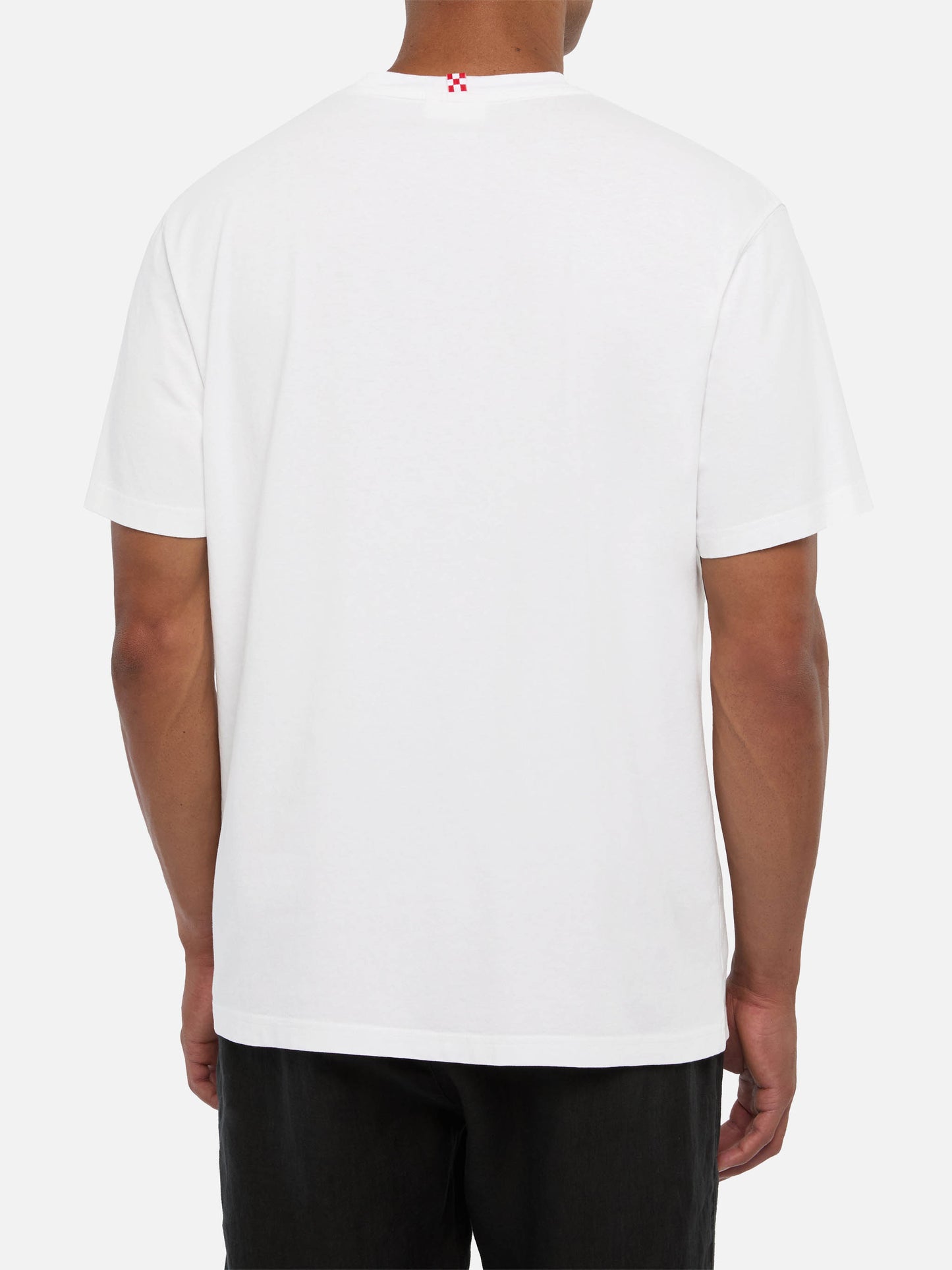 T-Shirt Portofino aus Baumwolljersey mit St. Barth Habituè-Stickerei