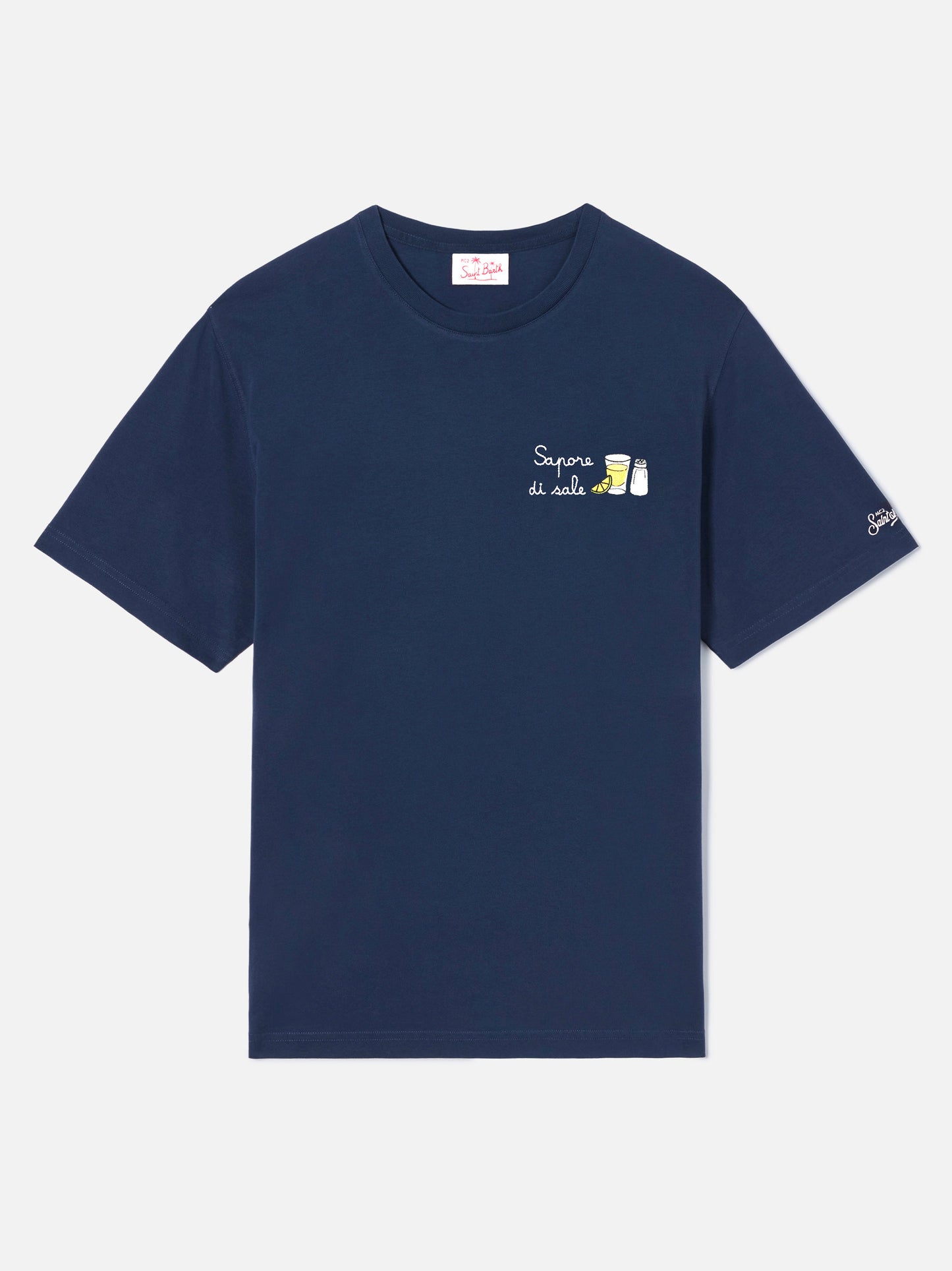 Camiseta Portofino azul con bordado Sapore Di Sale