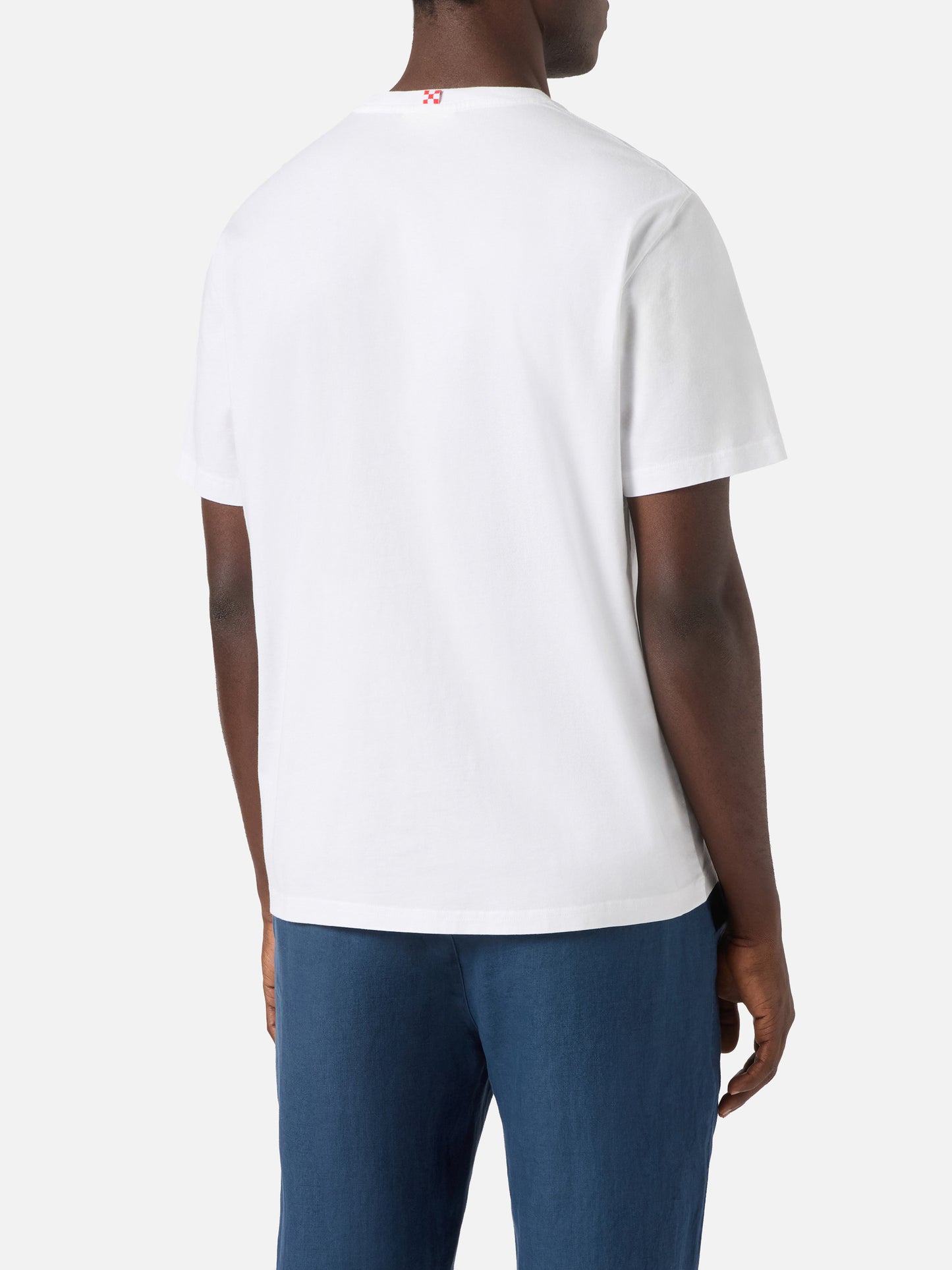 White Portofino T-shirt with Ducati Team embroidery | Special Edition