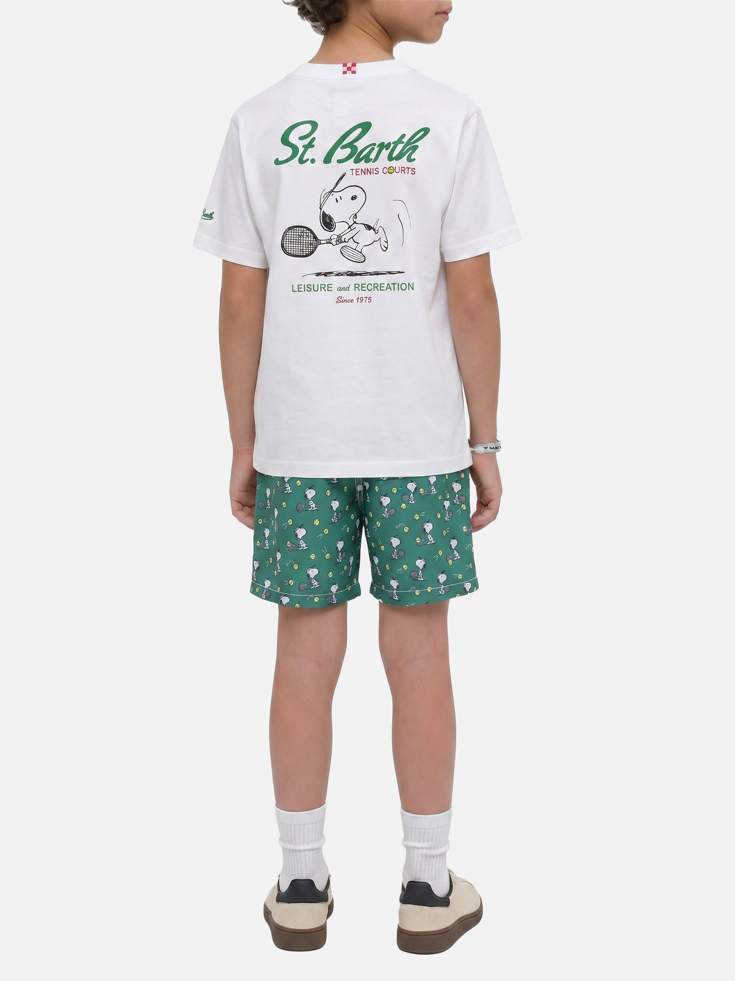 Camiseta Portland Jr con maxi estampado Tennis Courts | Special Edition