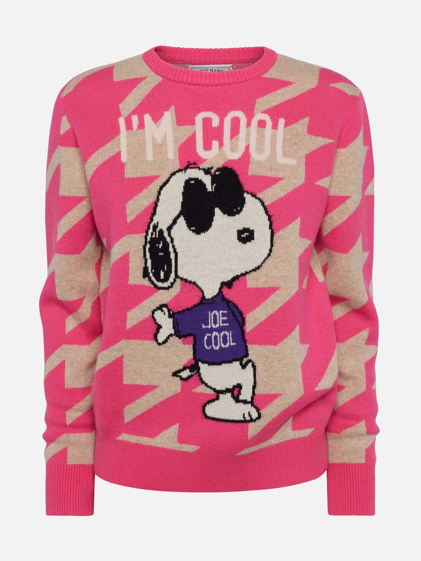 Poule-Pullover „New Queen“ mit Snoopy-Jacquardmuster | PEANUTS-SONDEREDITION
