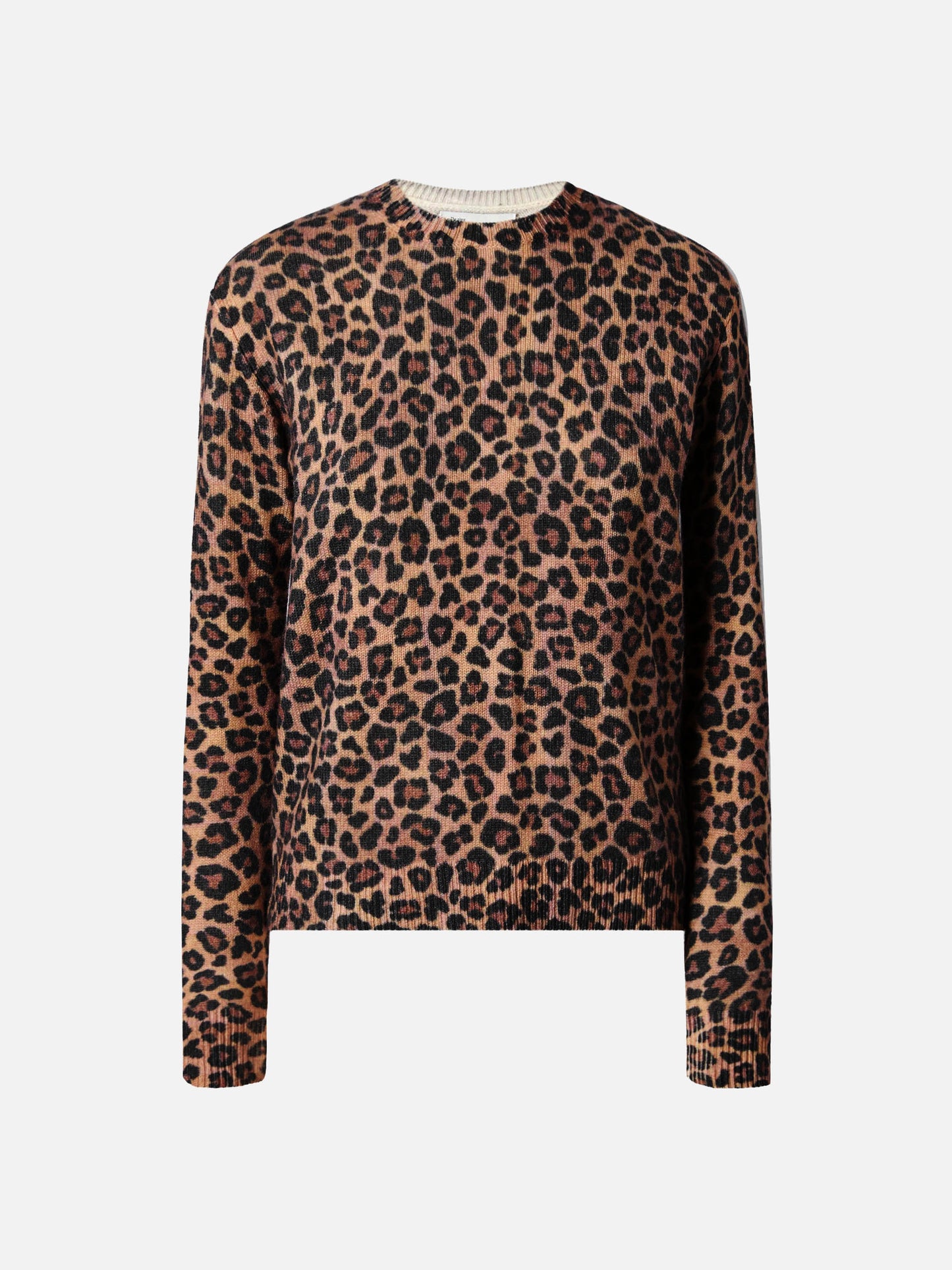 Girocollo New Queen con stampa animalier