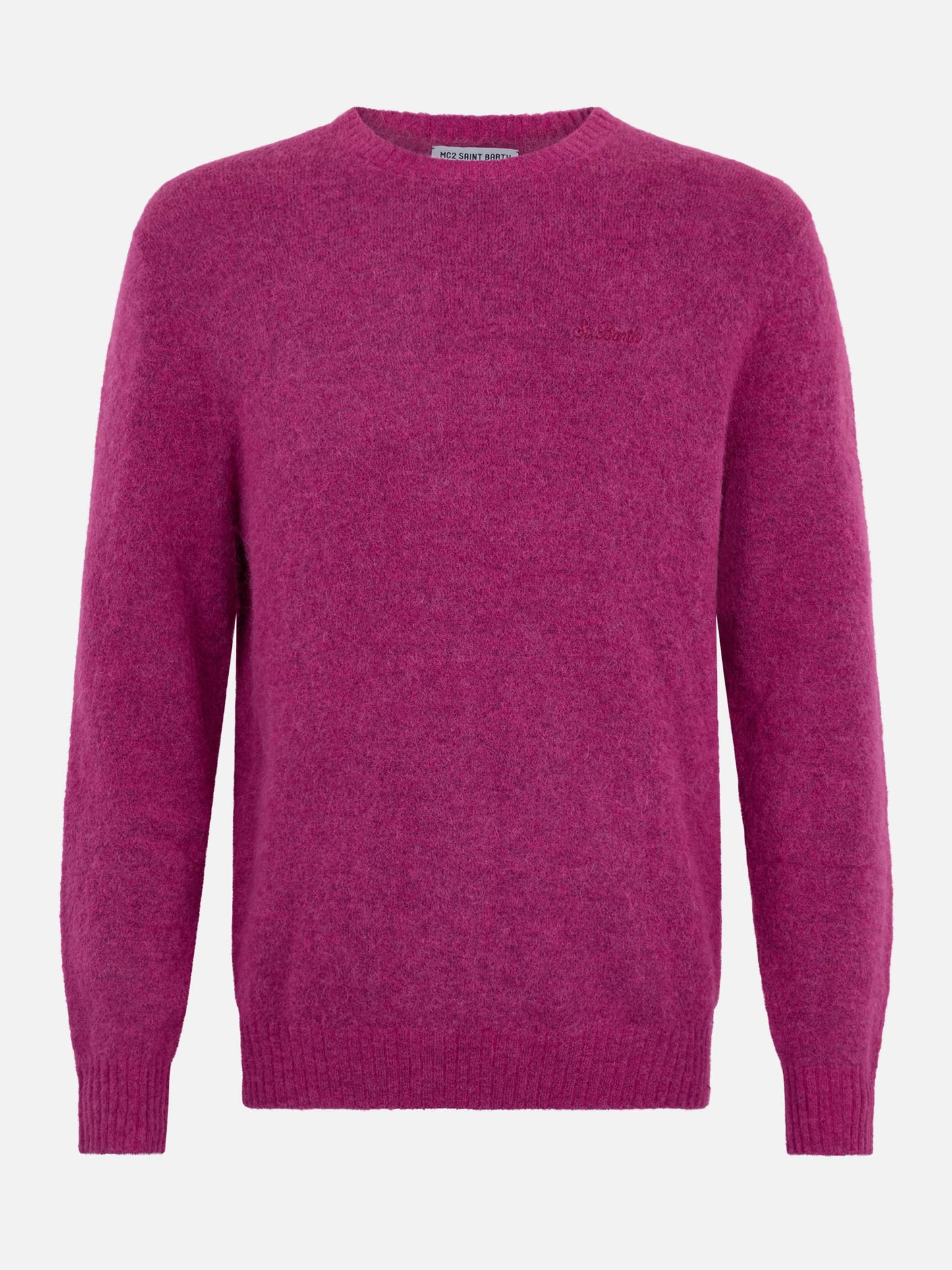Man peony crewneck stretch sweater Regent - MC2 Saint Barth