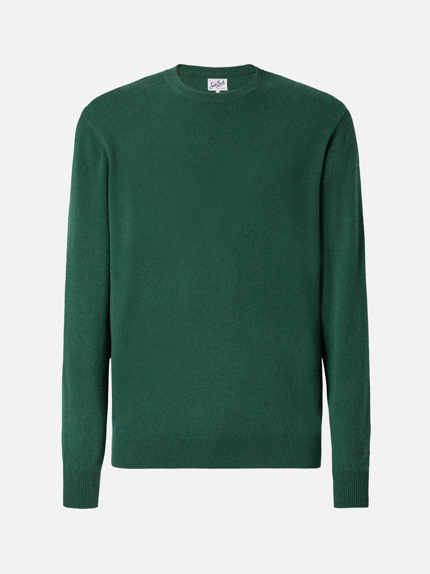 Maglione Regent in 100% CASHMERE verde scuro