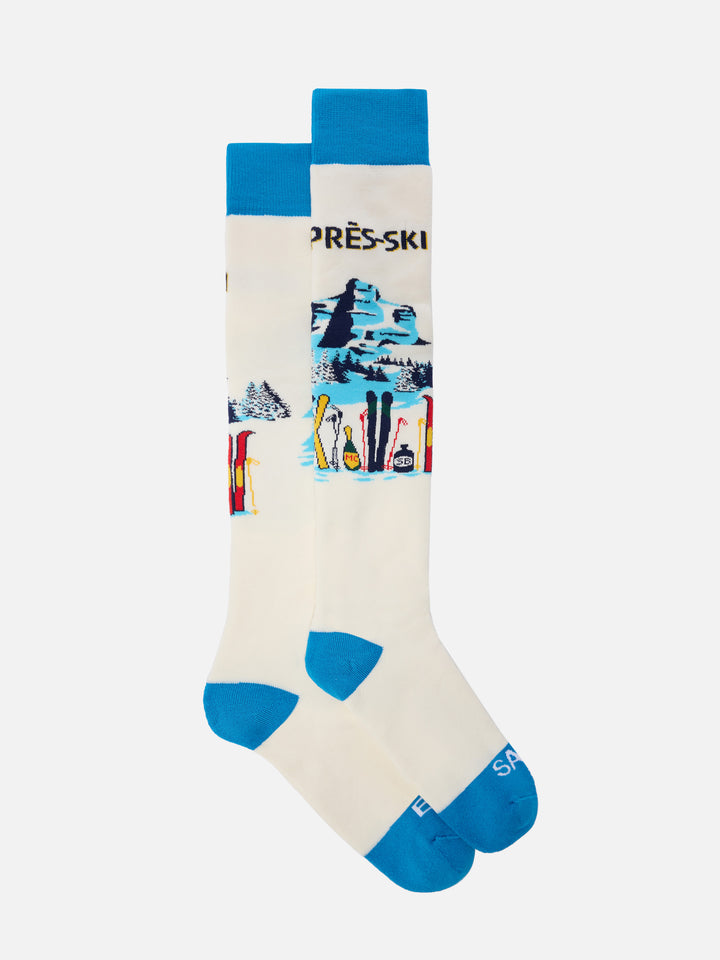 Calze Sox Tech in cotone con jacquard Aprés ski