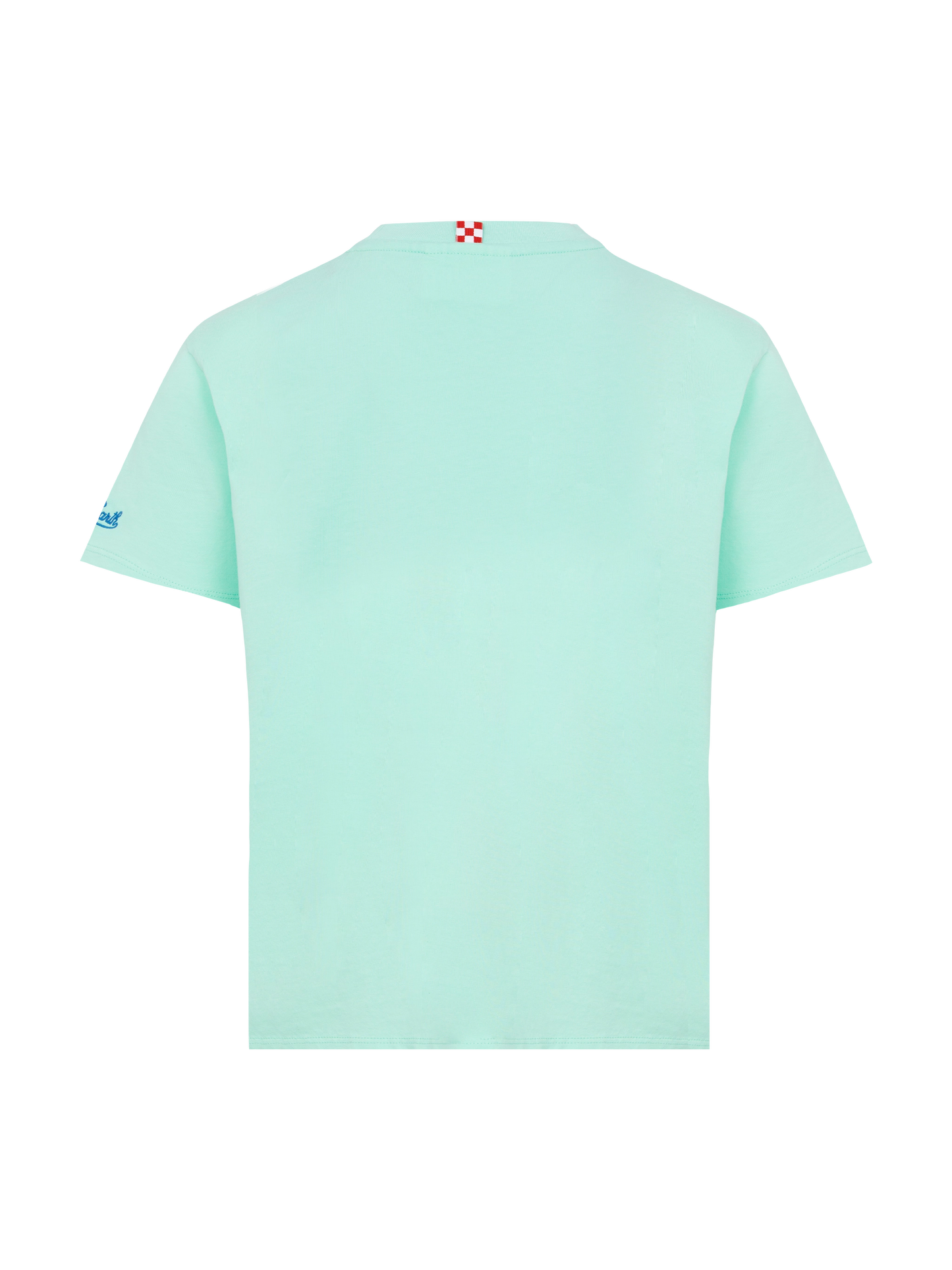 Cotton t-shirt with Cresco veloce embroidery - MC2 Saint Barth