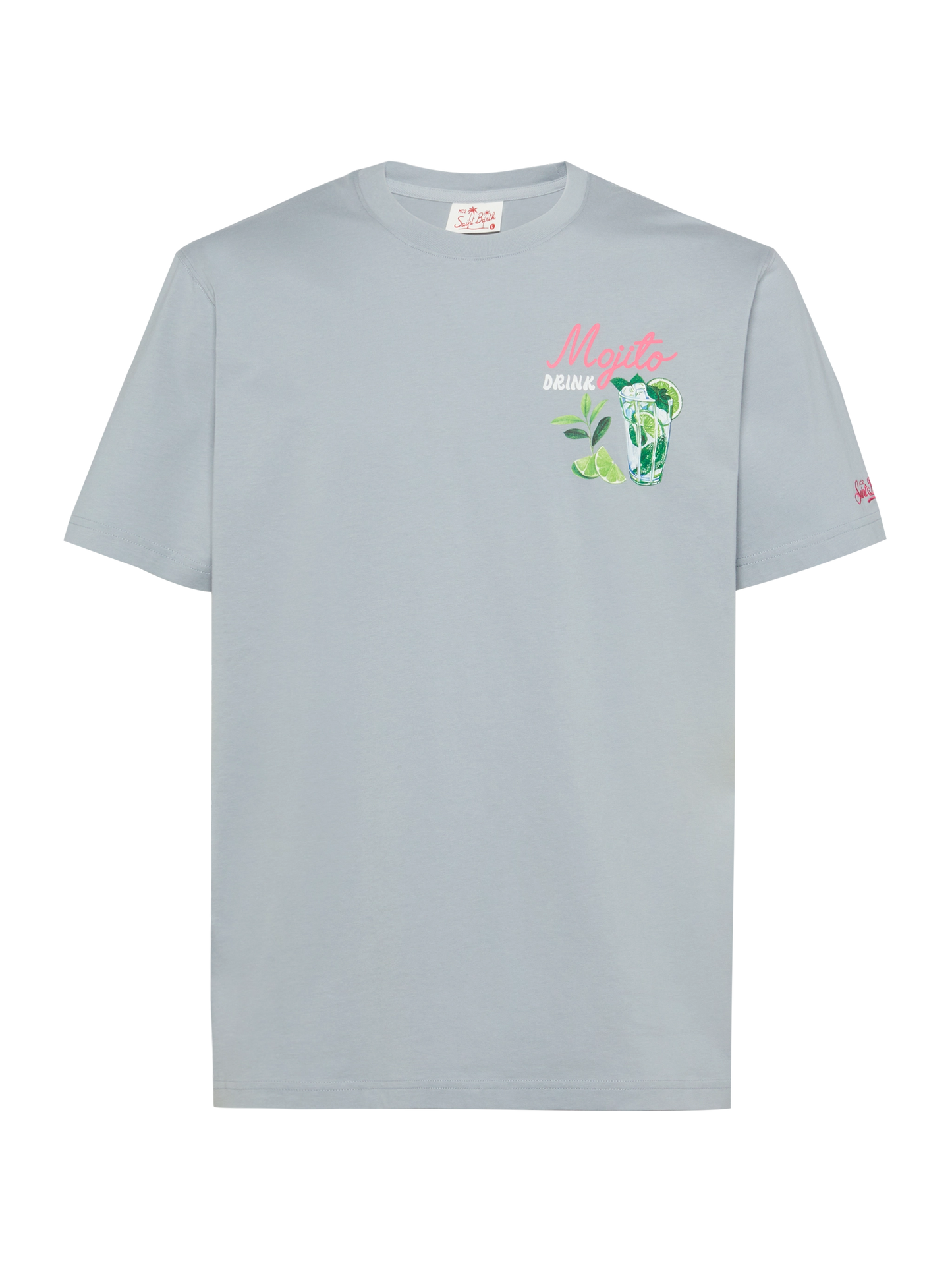 Cotton T-shirt with mojito print - MC2 Saint Barth