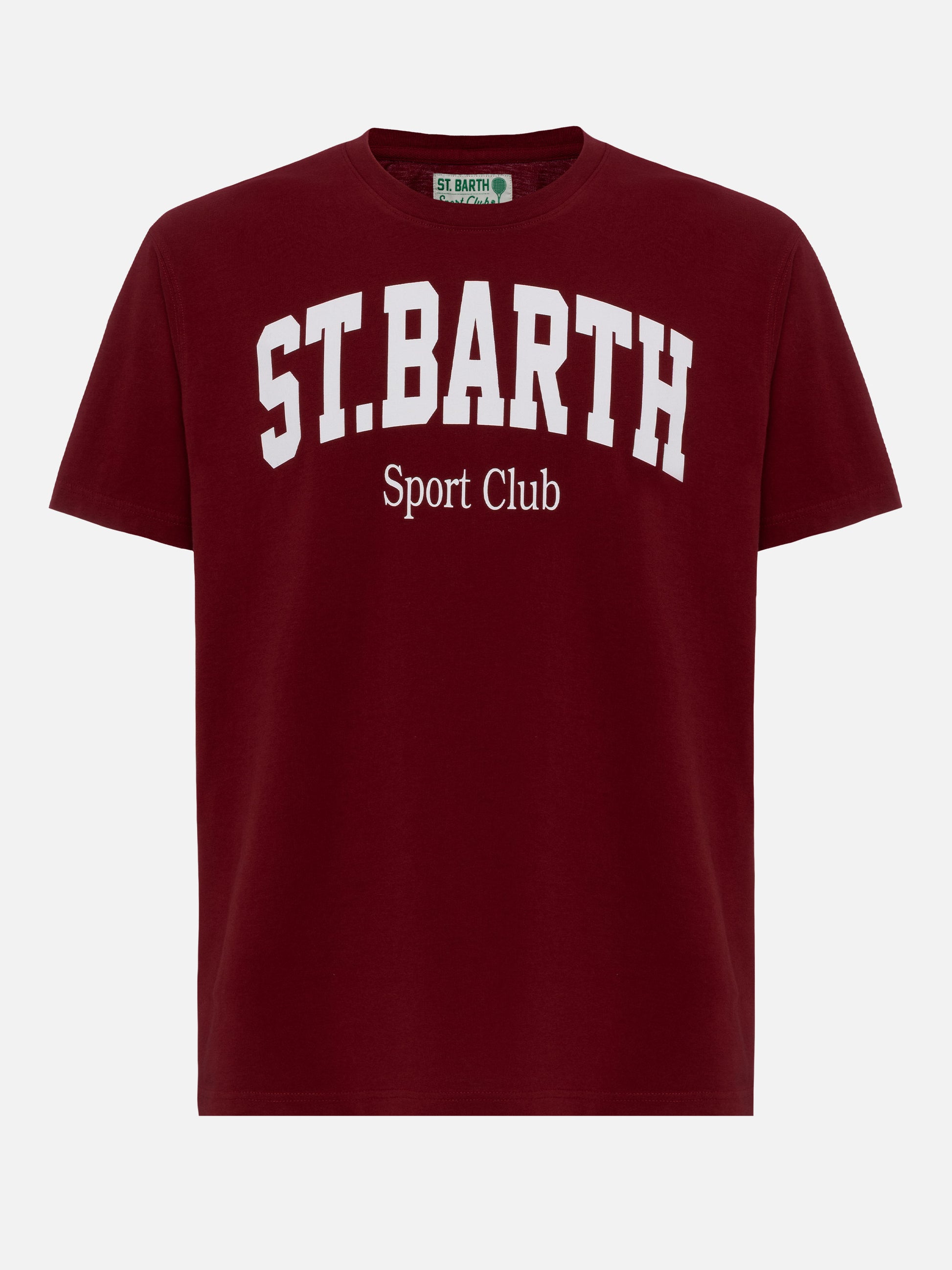 Cotton T-shirt with St. Barth Sport Club print - MC2 Saint Barth