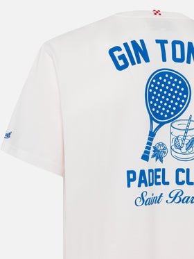 Cotton T-shirt with Gin Tonic Padel Club print - MC2 Saint Barth
