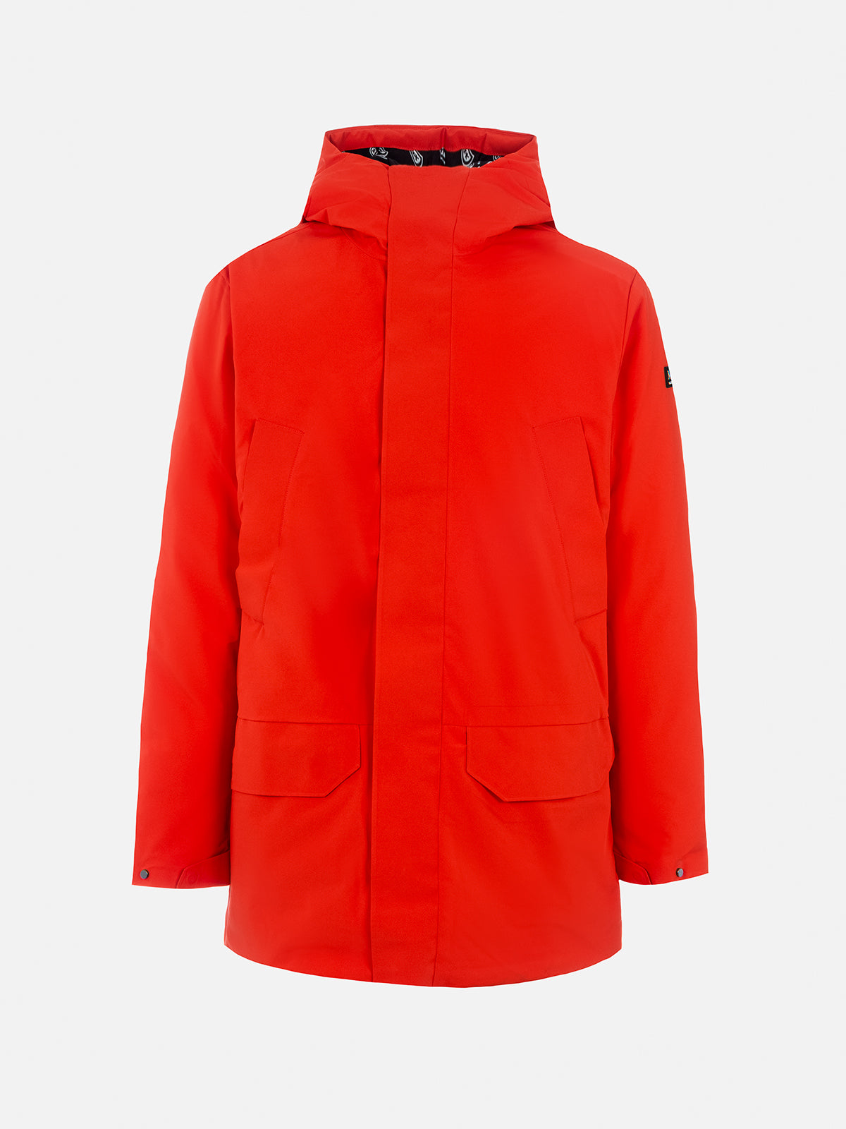 Man hooded parka jacket Voyager with bandanna lining - MC2 Saint Barth