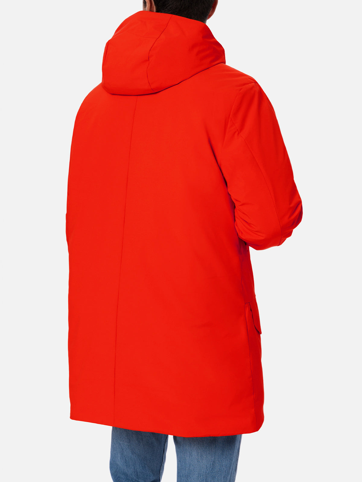 Man hooded parka jacket Voyager with bandanna lining - MC2 Saint Barth