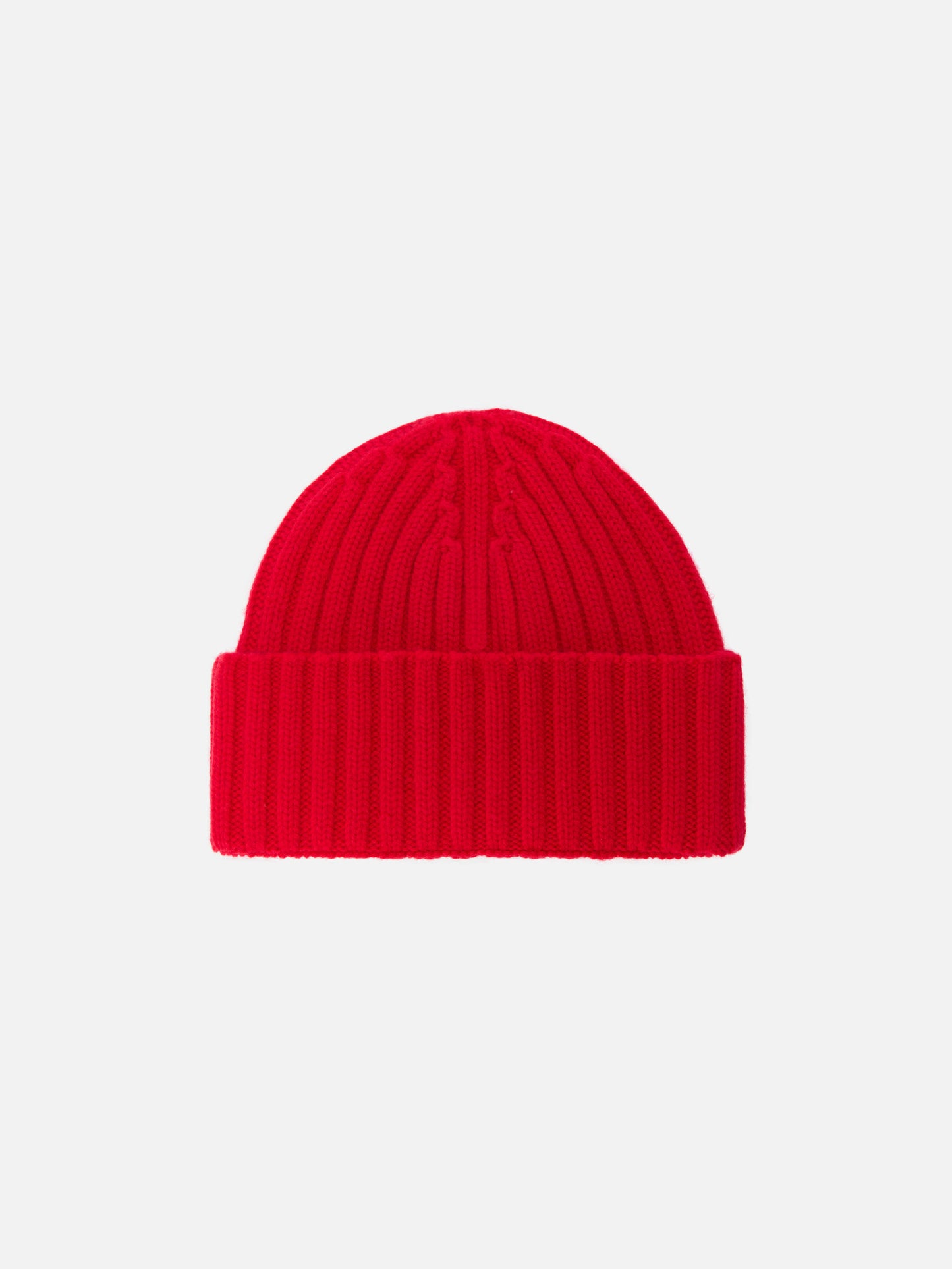 100% WOOL Wengen beanie in red