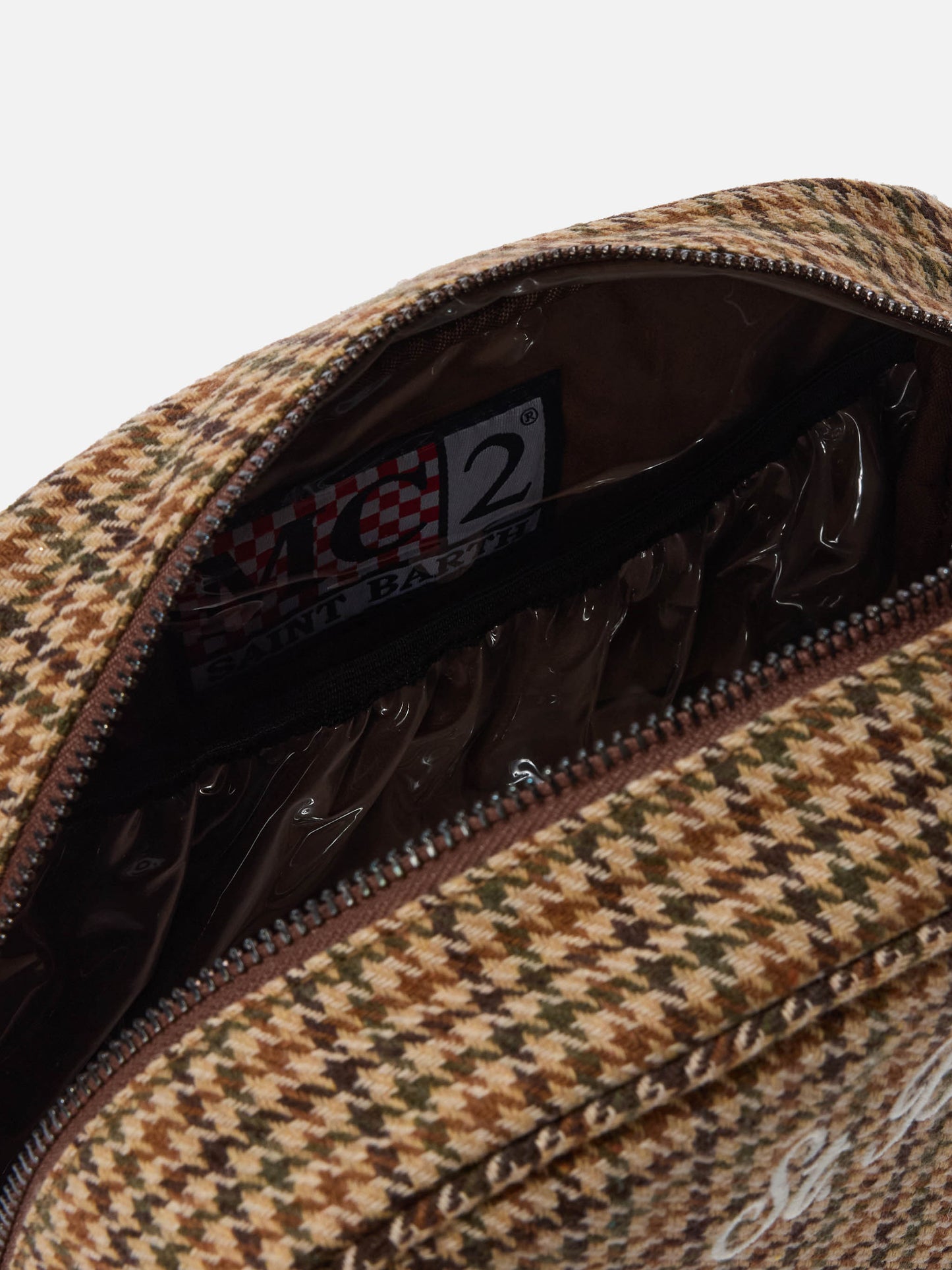 Vanity case Westwood Wool in misto lana pied de poule