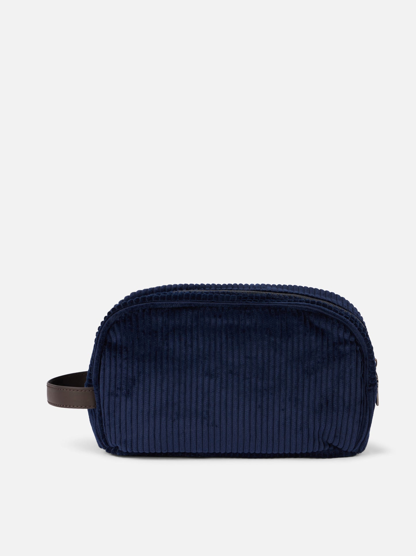 Blue corduroy beauty case