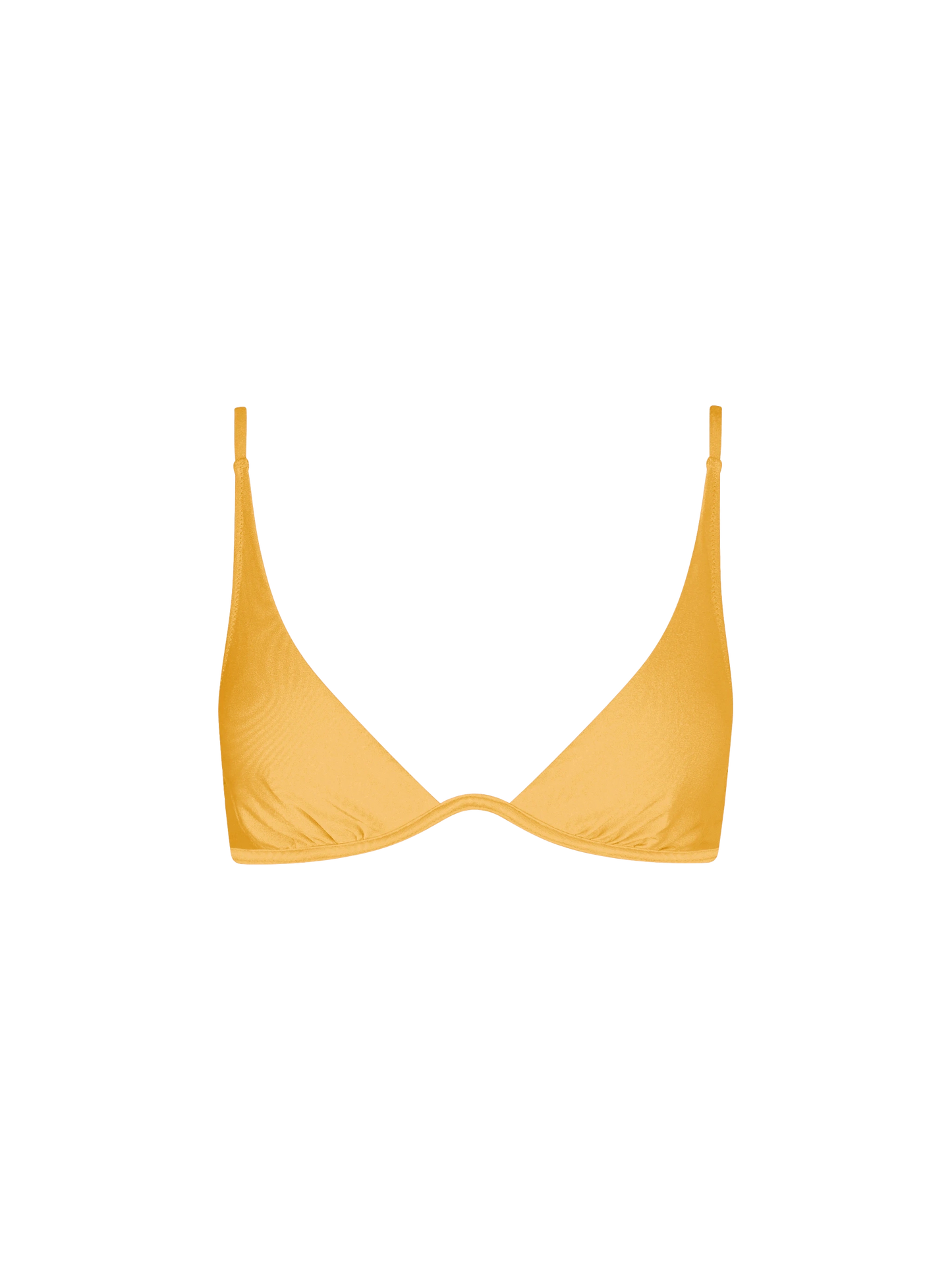 Woman ochre yellow V-wired top - MC2 Saint Barth