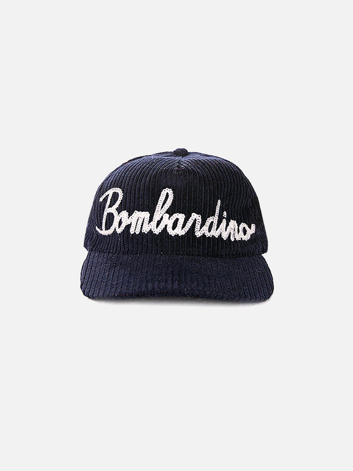 Baseball corduroy cap with Bombardino embroidery - MC2 Saint Barth