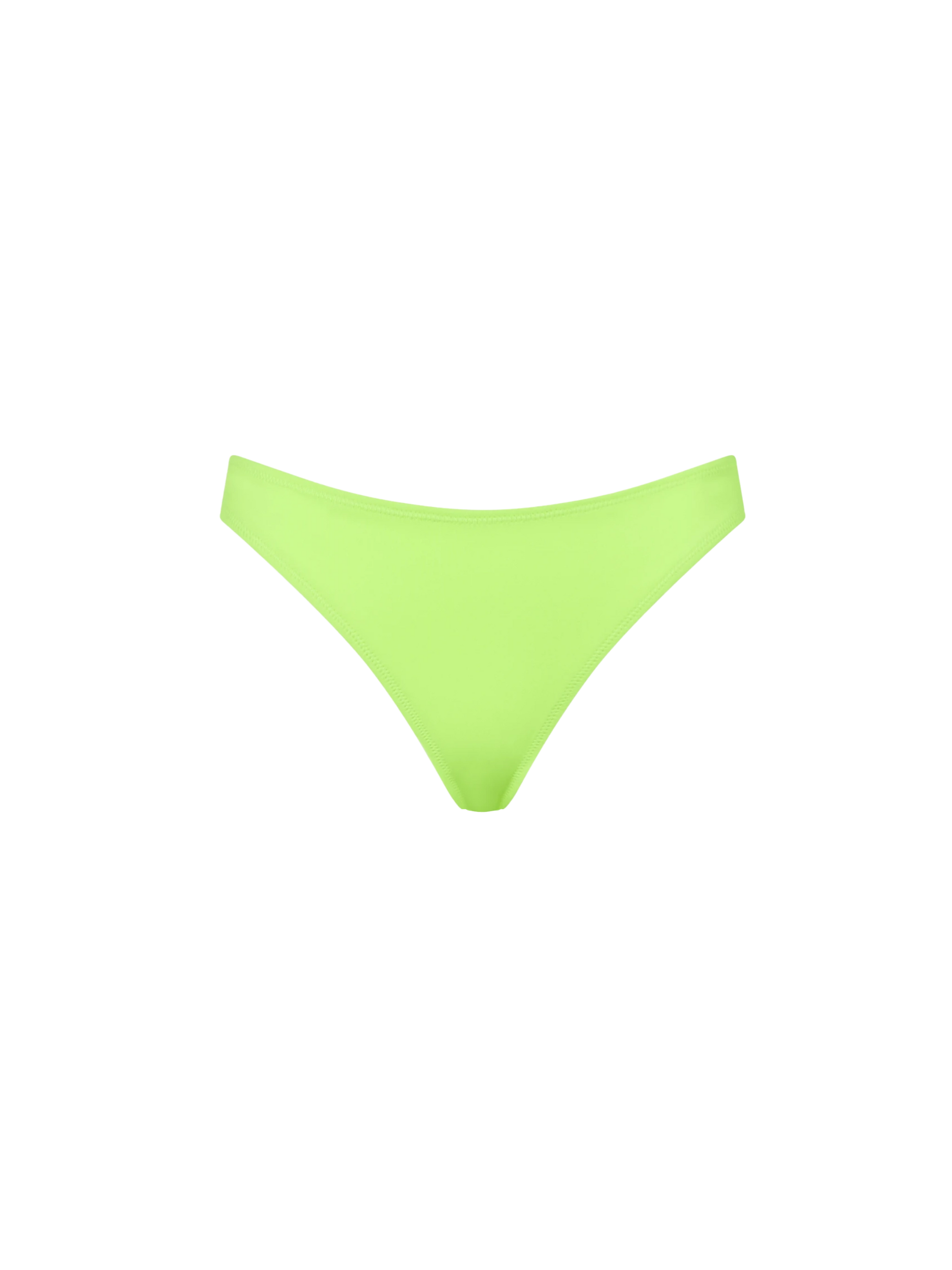 Woman fluo yellow cheeky swim briefs - MC2 Saint Barth