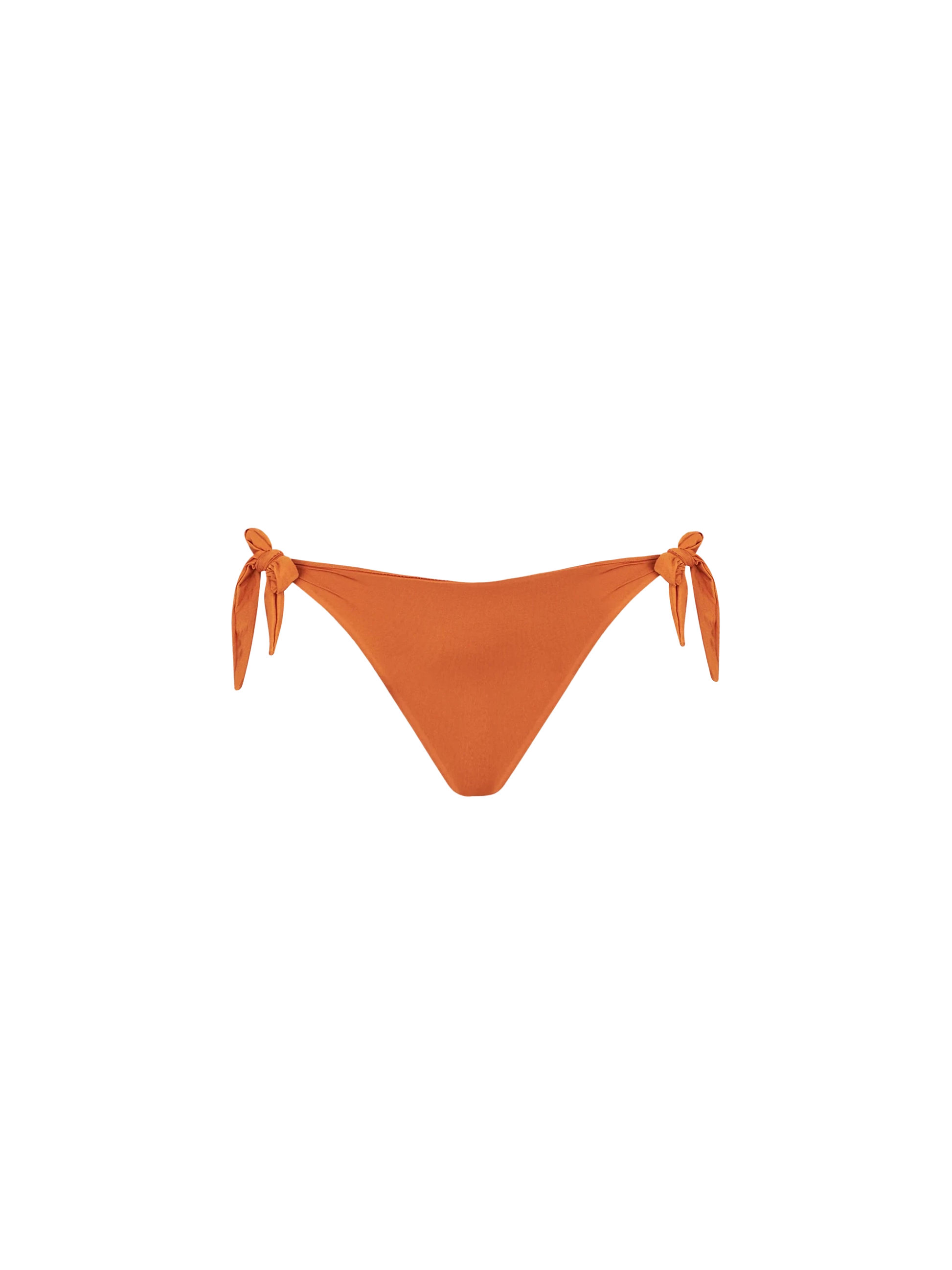 Woman orange swim briefs with side laces - MC2 Saint Barth