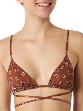 Woman strappy triangle top swimsuit - MC2 Saint Barth