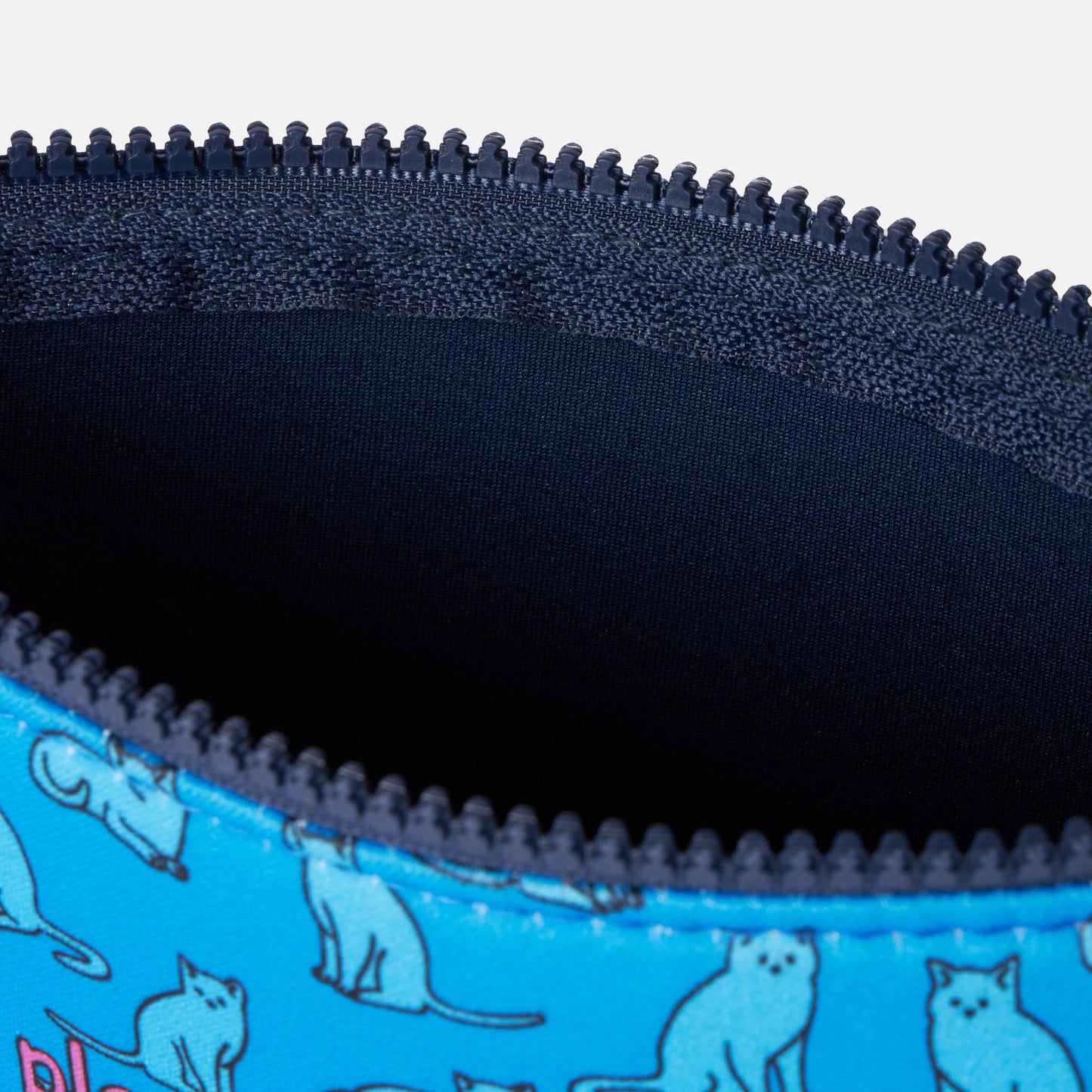 Aline Scuba-Pochette mit Katzen-Print