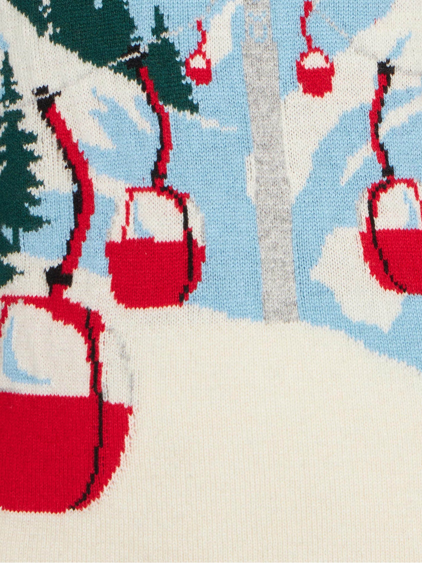 Boy sweater with Courmayeur jacquard - MC2 Saint Barth