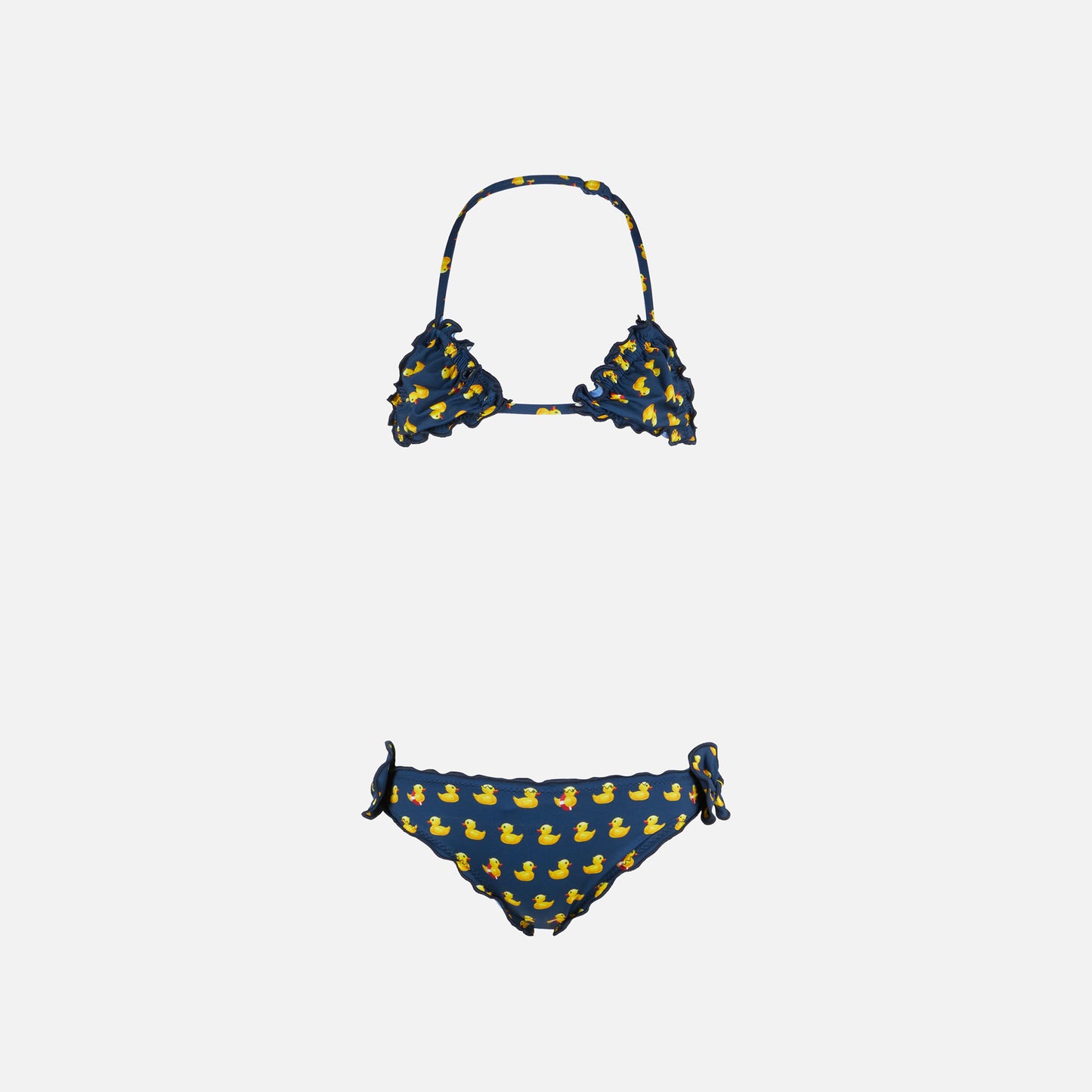 Girl triangle bikini with print - MC2 Saint Barth
