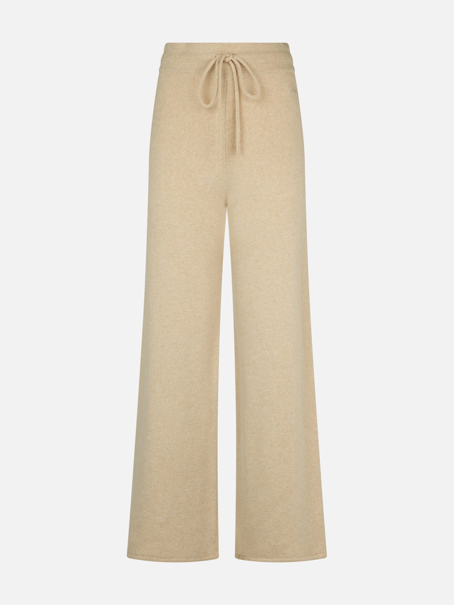 Knitted beige palazzo pants - MC2 Saint Barth