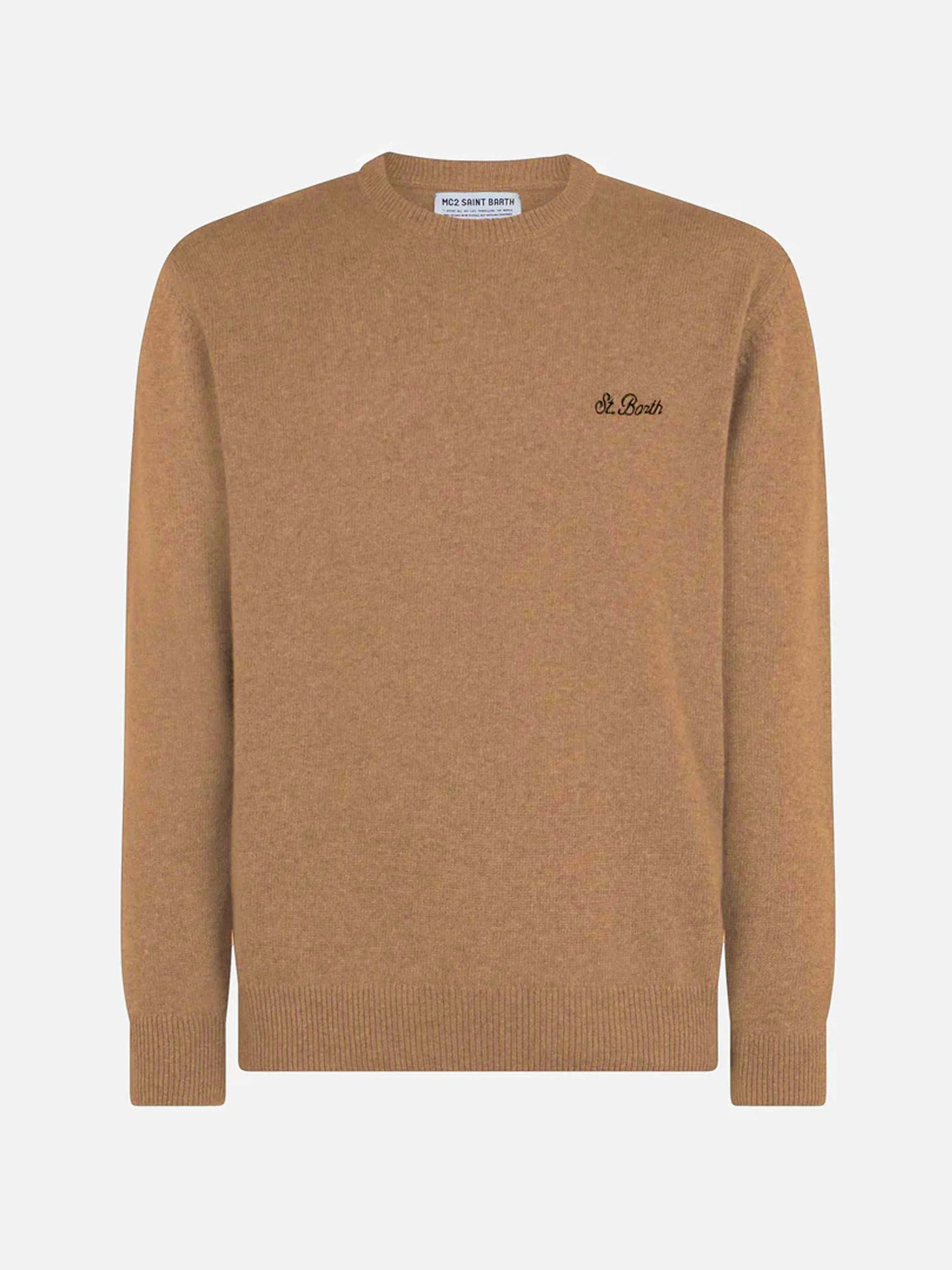 Camel Sweater Regent in lambswool