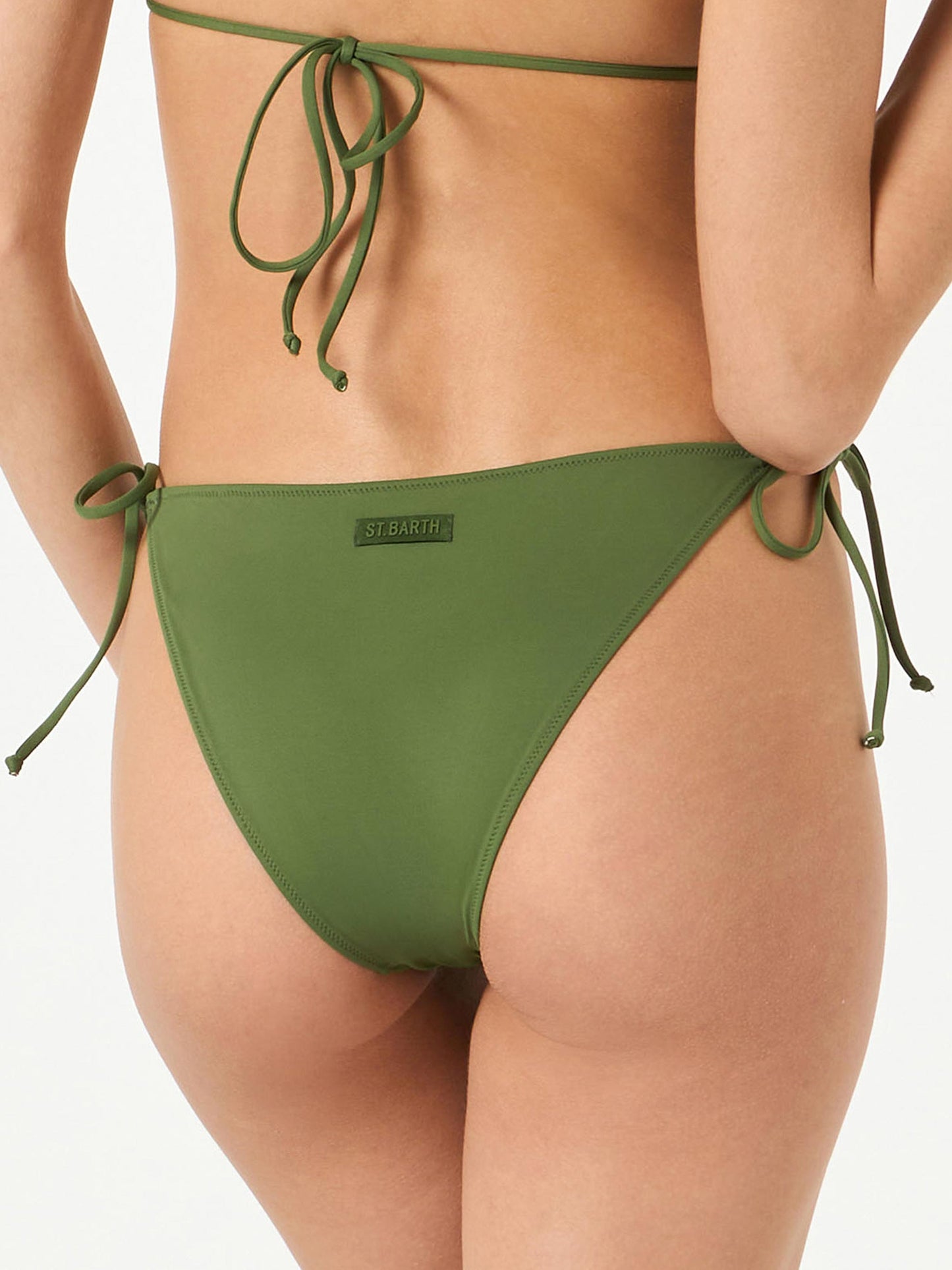 Woman military green swim briefs - MC2 Saint Barth