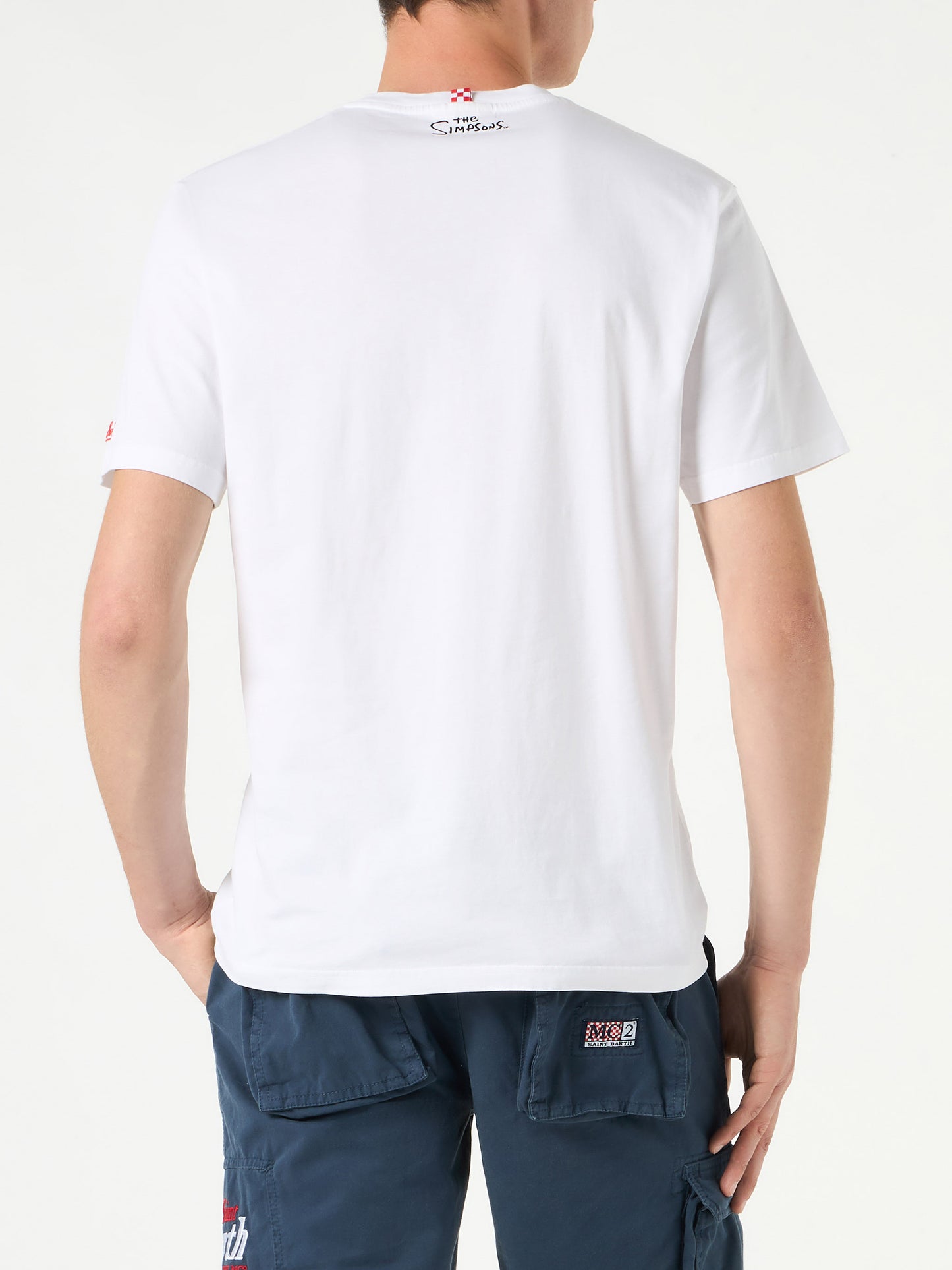 Herren-T-Shirt aus Baumwolle mit „Cool Man Bart“-Stickerei | DIE SIMPSONS-SONDERAUSGABE