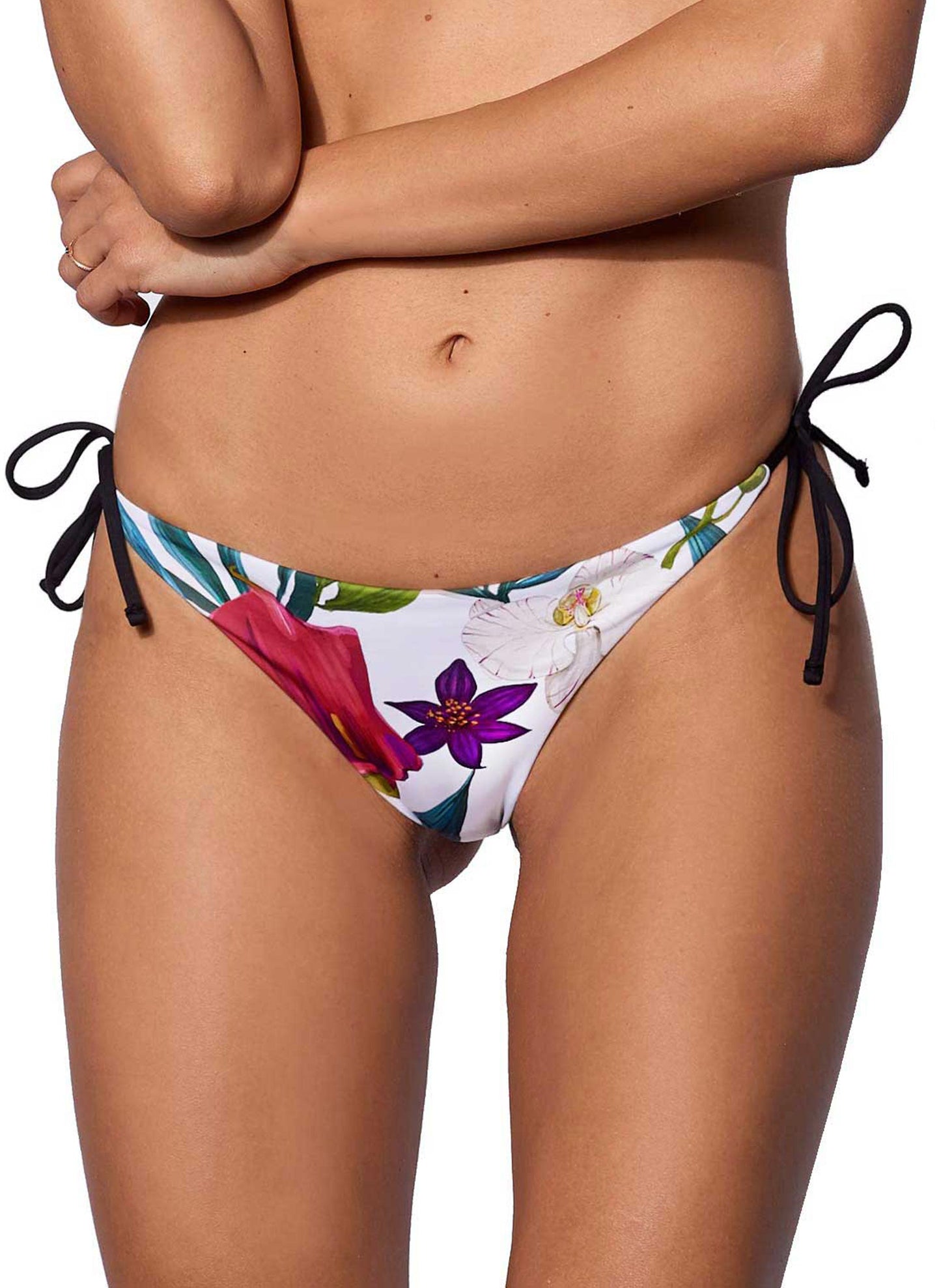 Woman triangle bikini with tropical flower print - MC2 Saint Barth