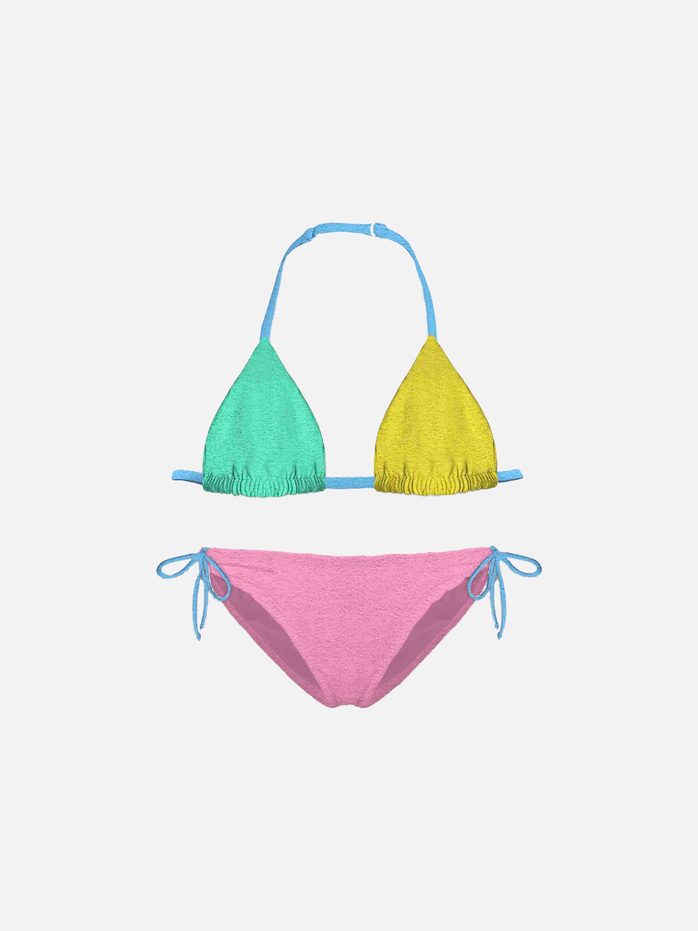 Girl terry multicolor bikini - MC2 Saint Barth