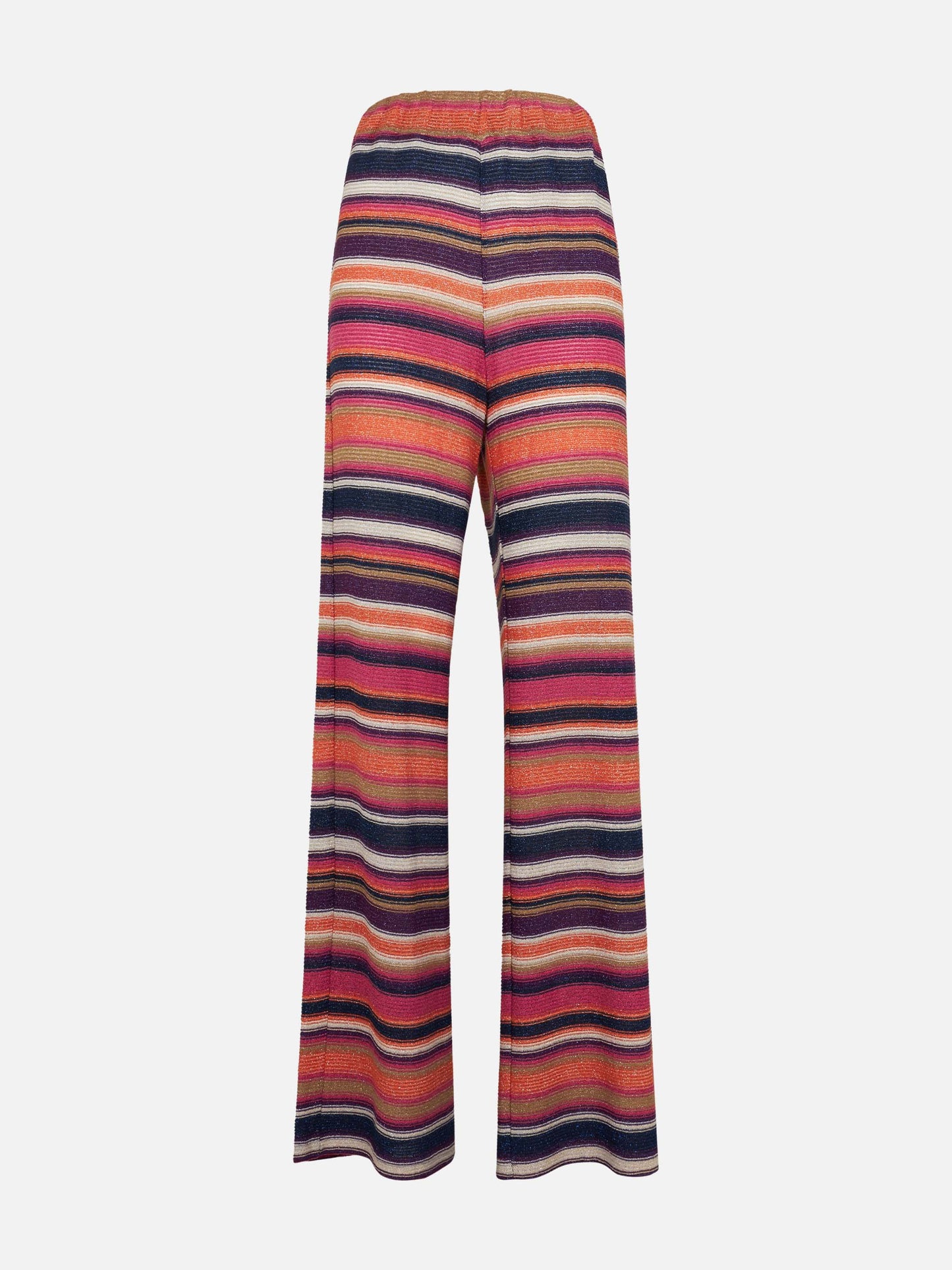 Knitted striped palazzo pants - MC2 Saint Barth