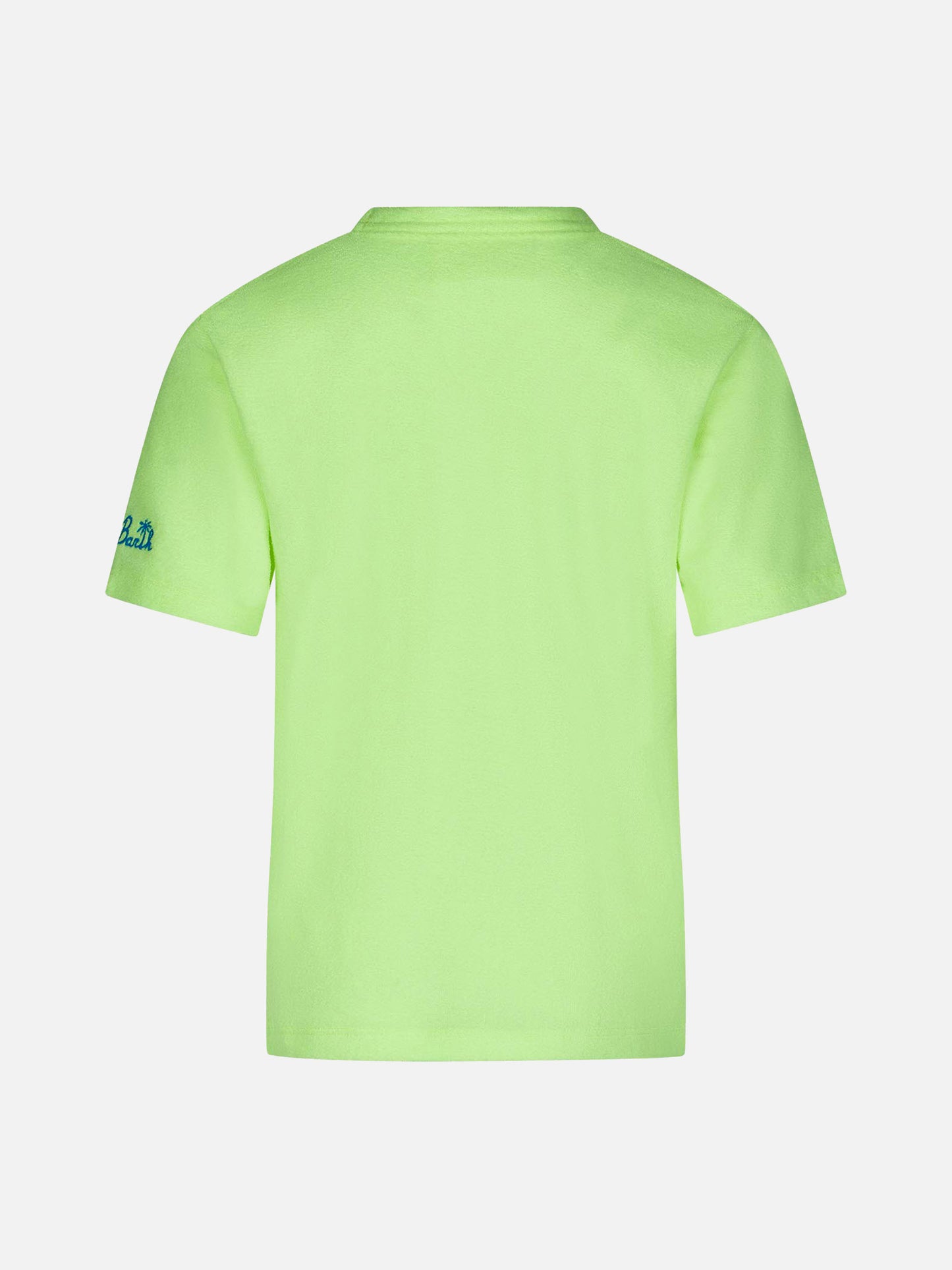 Boy yellow terry t-shirt with pocket - MC2 Saint Barth