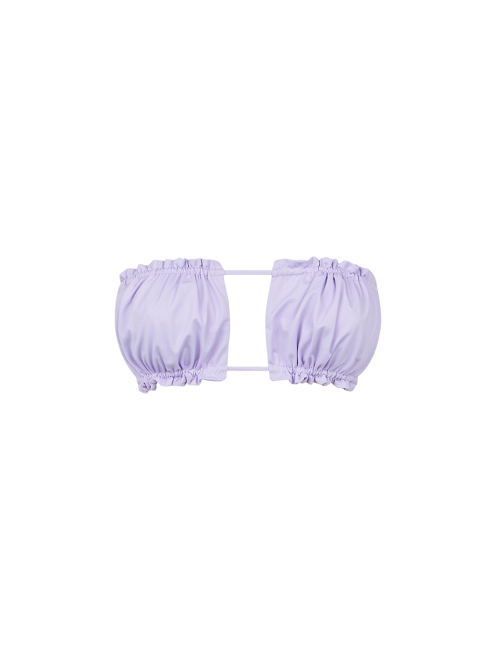 Woman lilac bandeau top swimsuit - MC2 Saint Barth