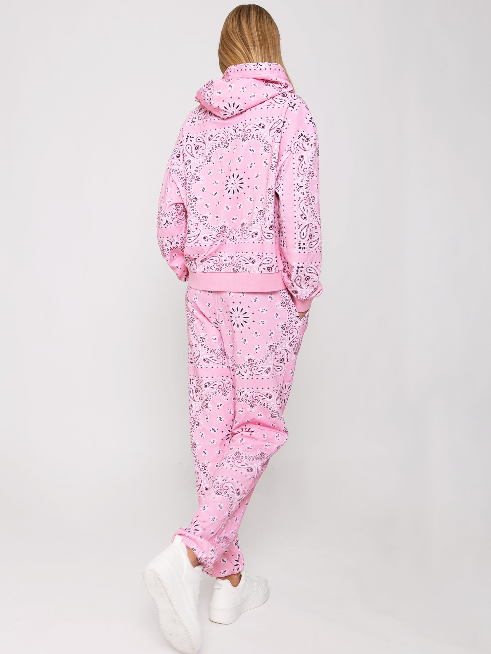 Cotton bandanna joggers with Saint Barth embroidery - MC2 Saint Barth