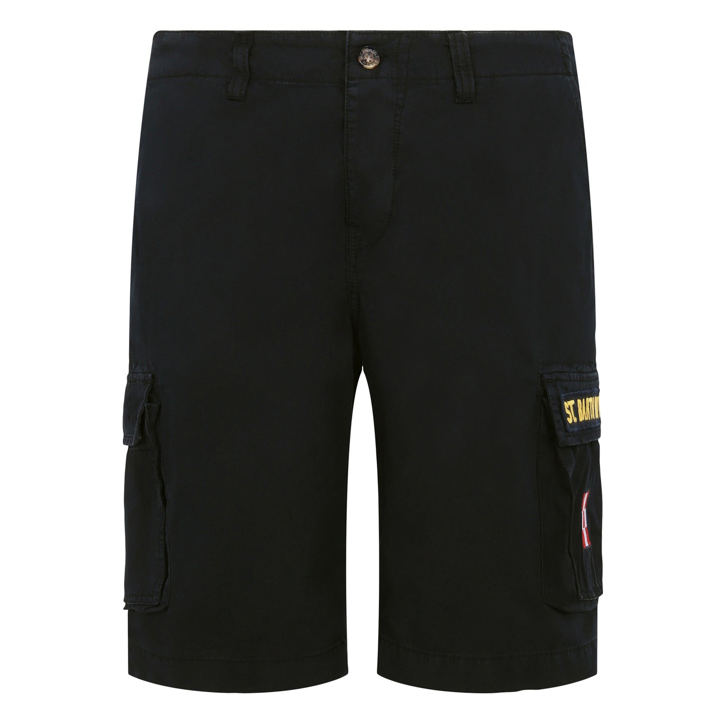 Blue cotton cargo shorts - MC2 Saint Barth